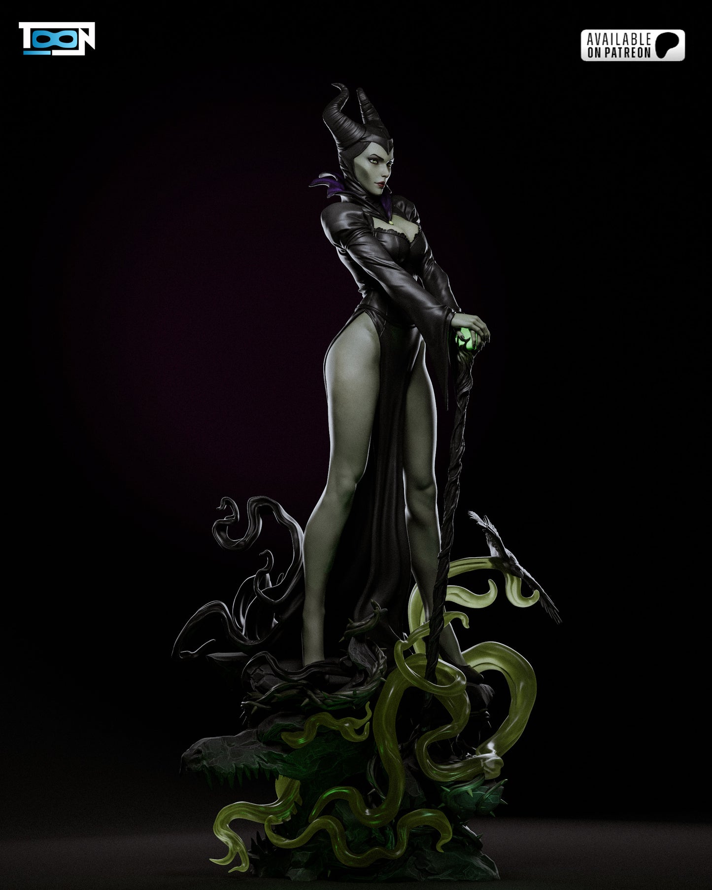 Maleficent Statue