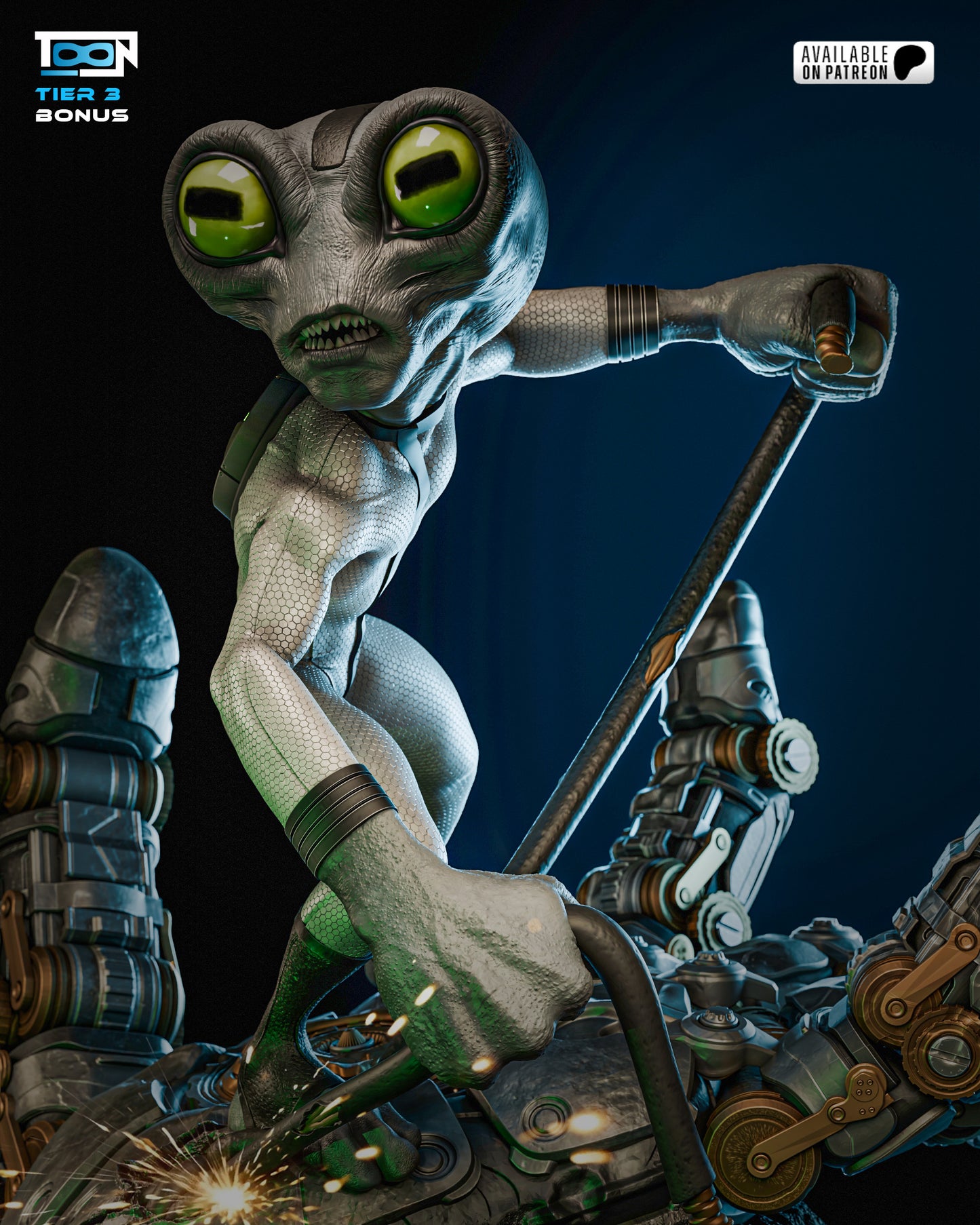 Grey Matter Statue