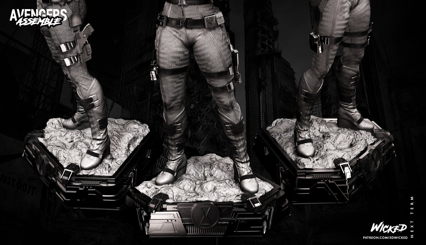 Black Widow Statue