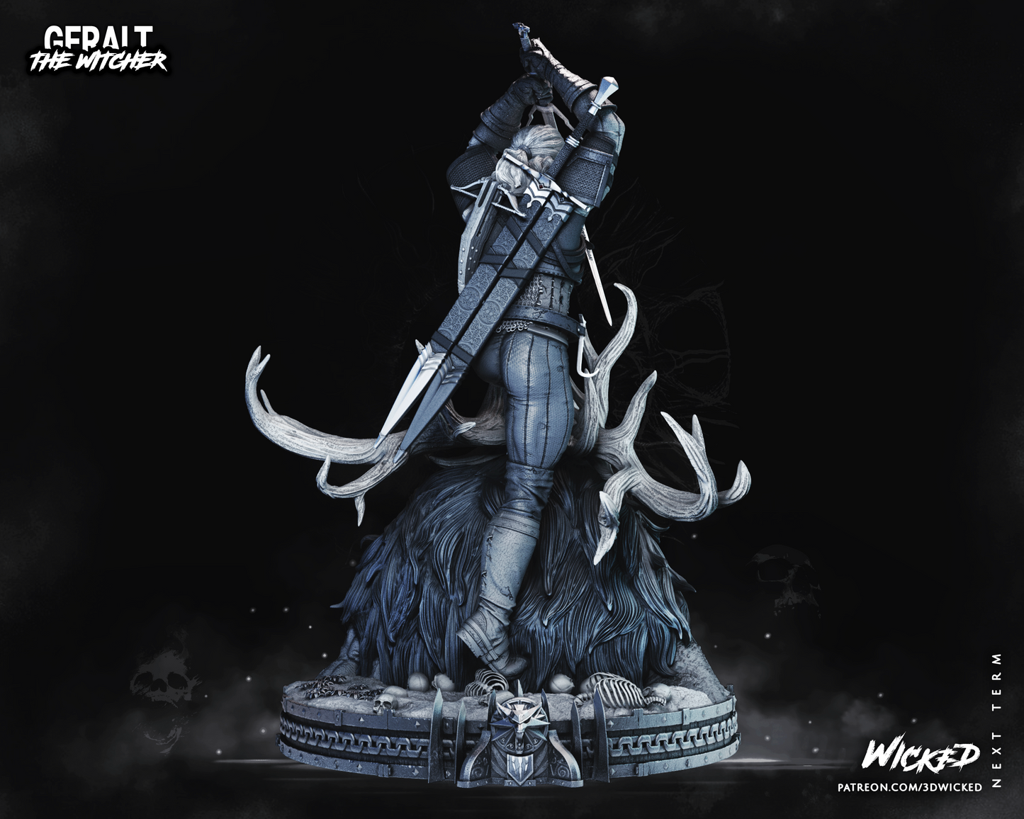 Geralt Of Rivia (The Witcher) Statue
