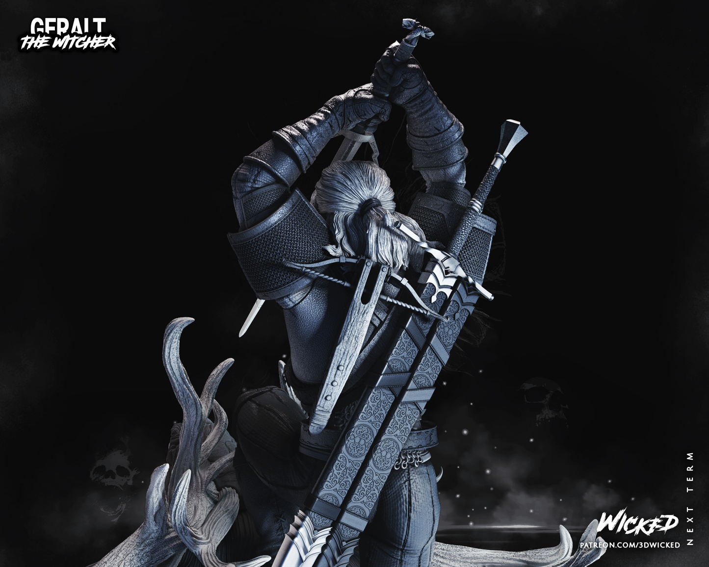 Geralt Of Rivia (The Witcher) Statue
