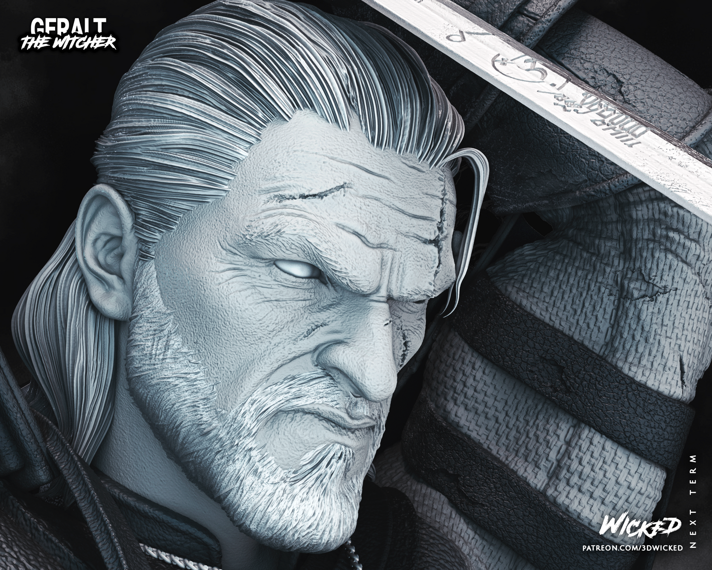 Geralt Of Rivia (The Witcher) Statue