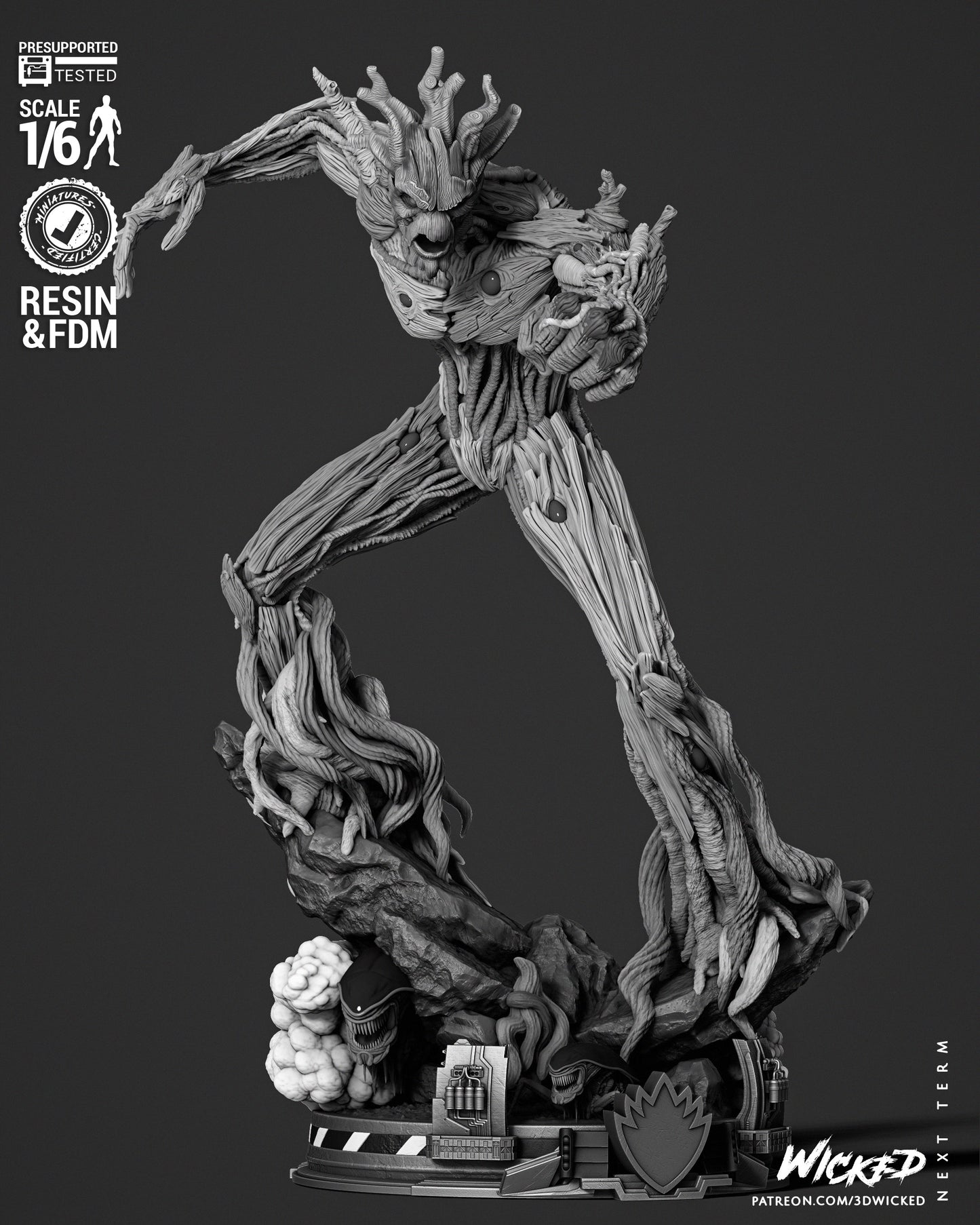 Groot Comics Version Statue