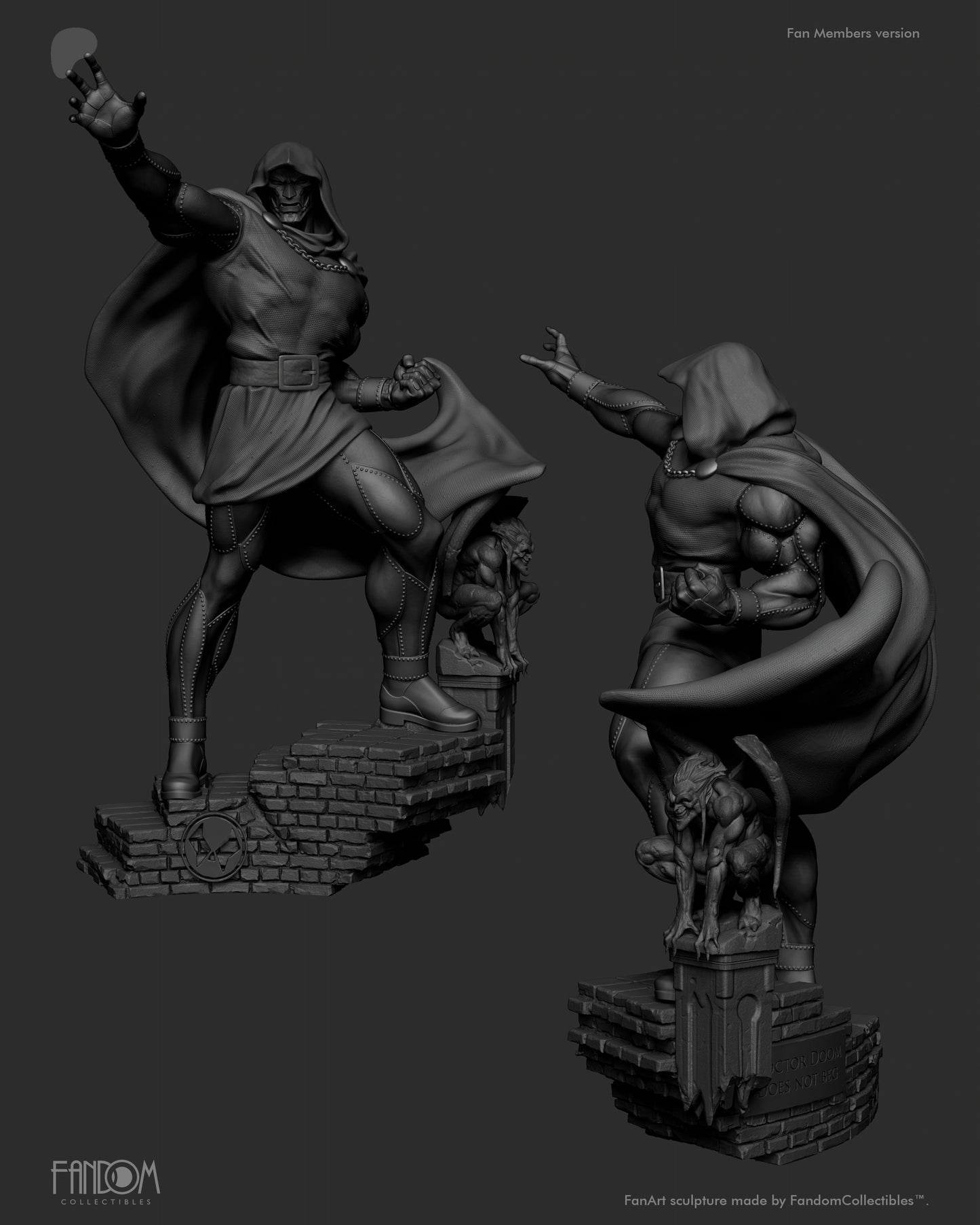 Dr. Doom Statue