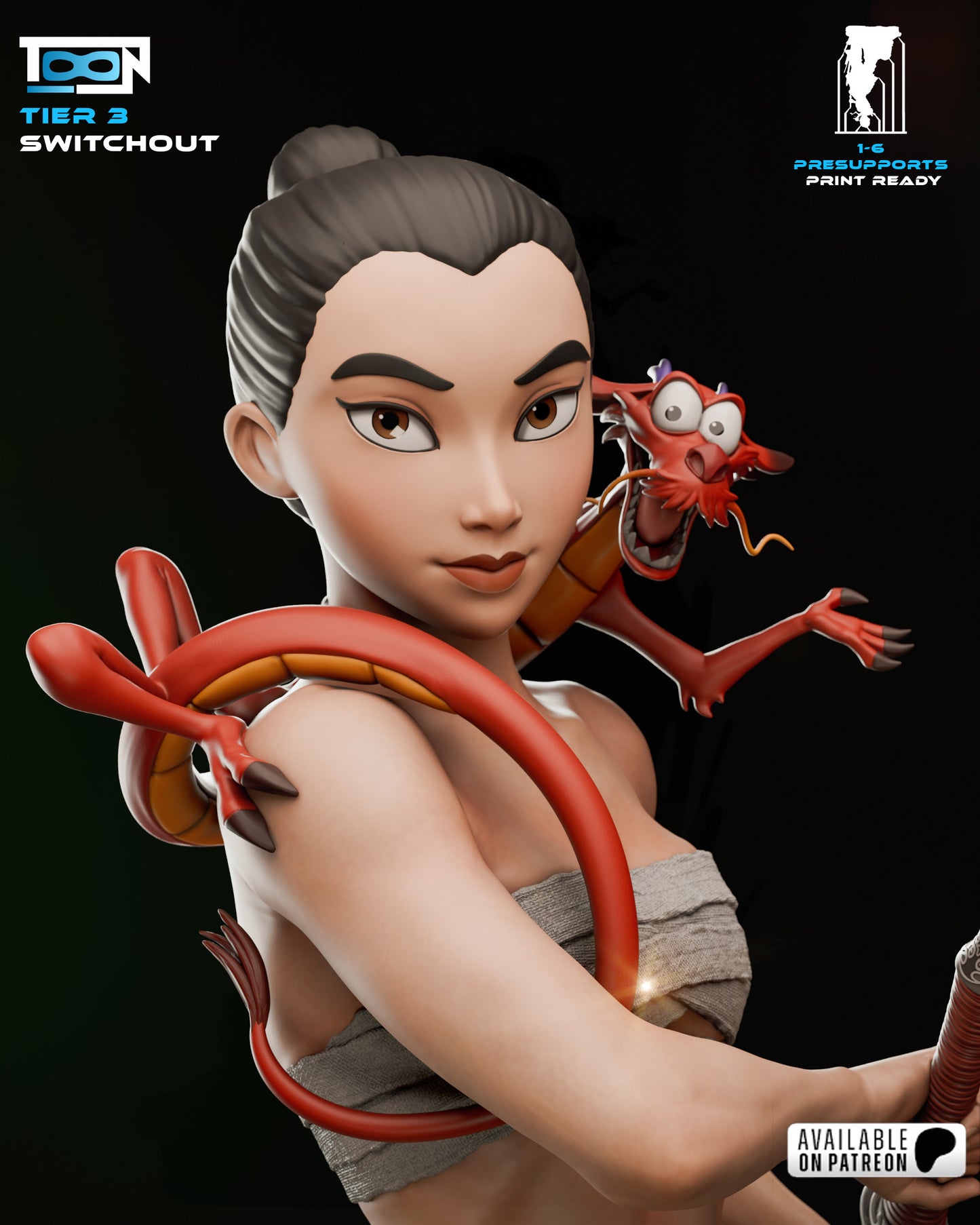 Mulan Statue