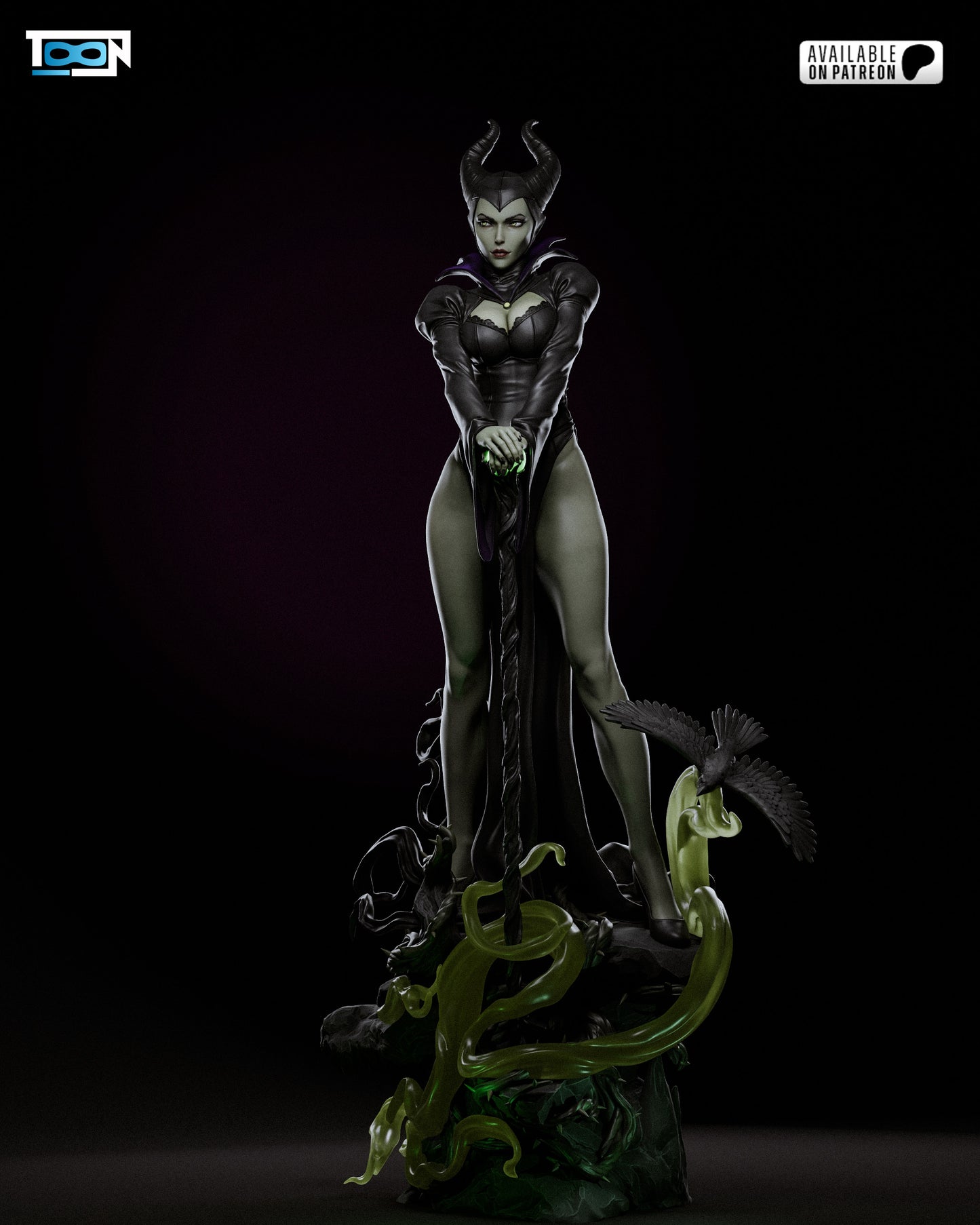 Maleficent Statue
