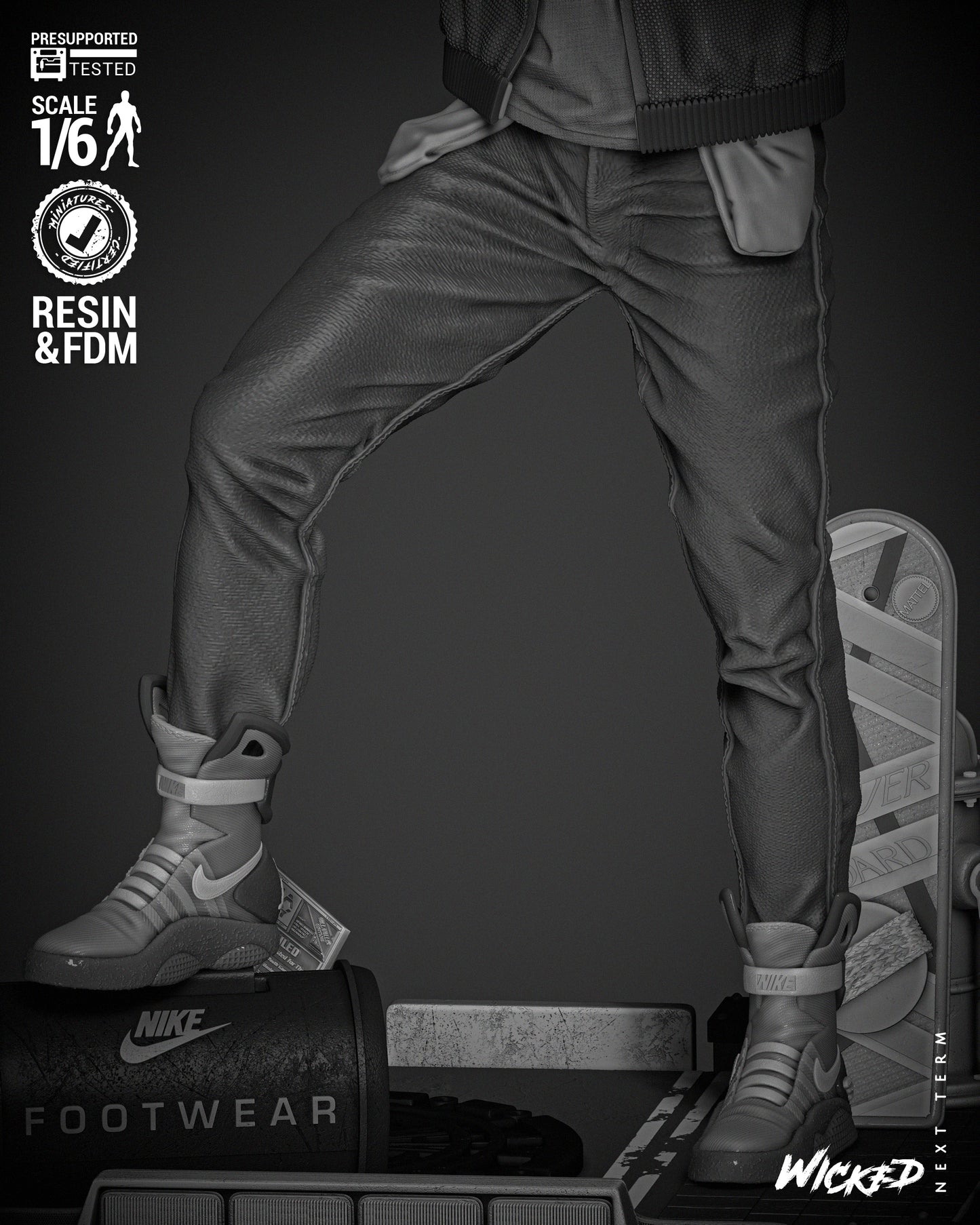 Marty McFly Statue