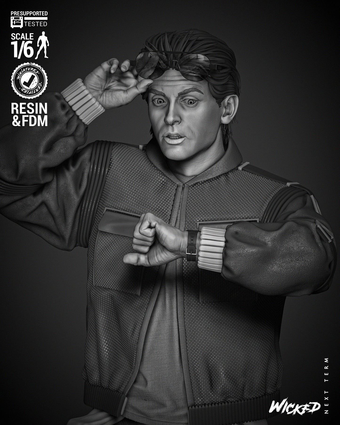 Marty McFly Statue