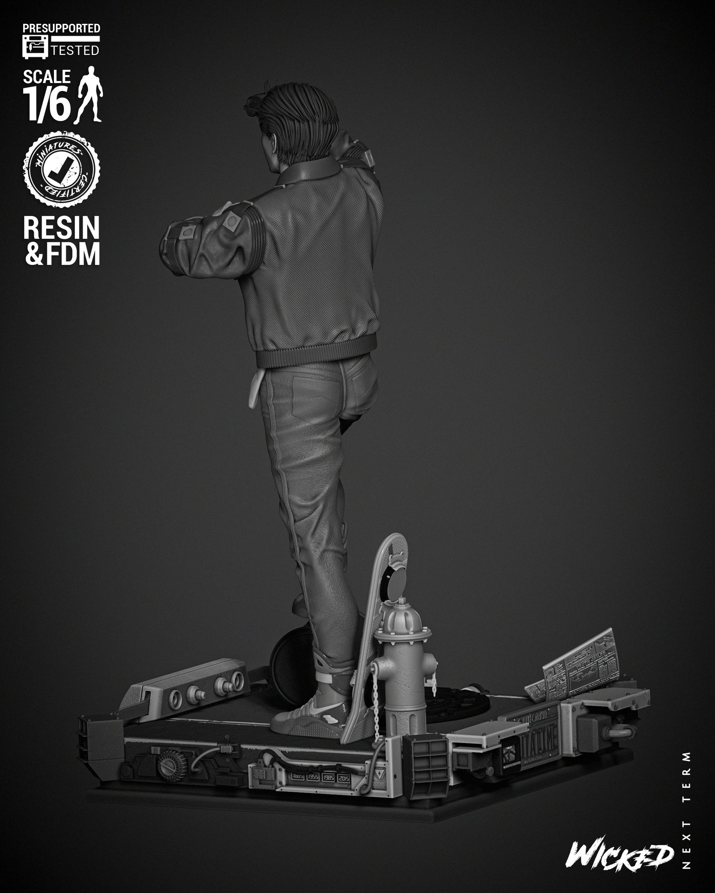Marty McFly Statue