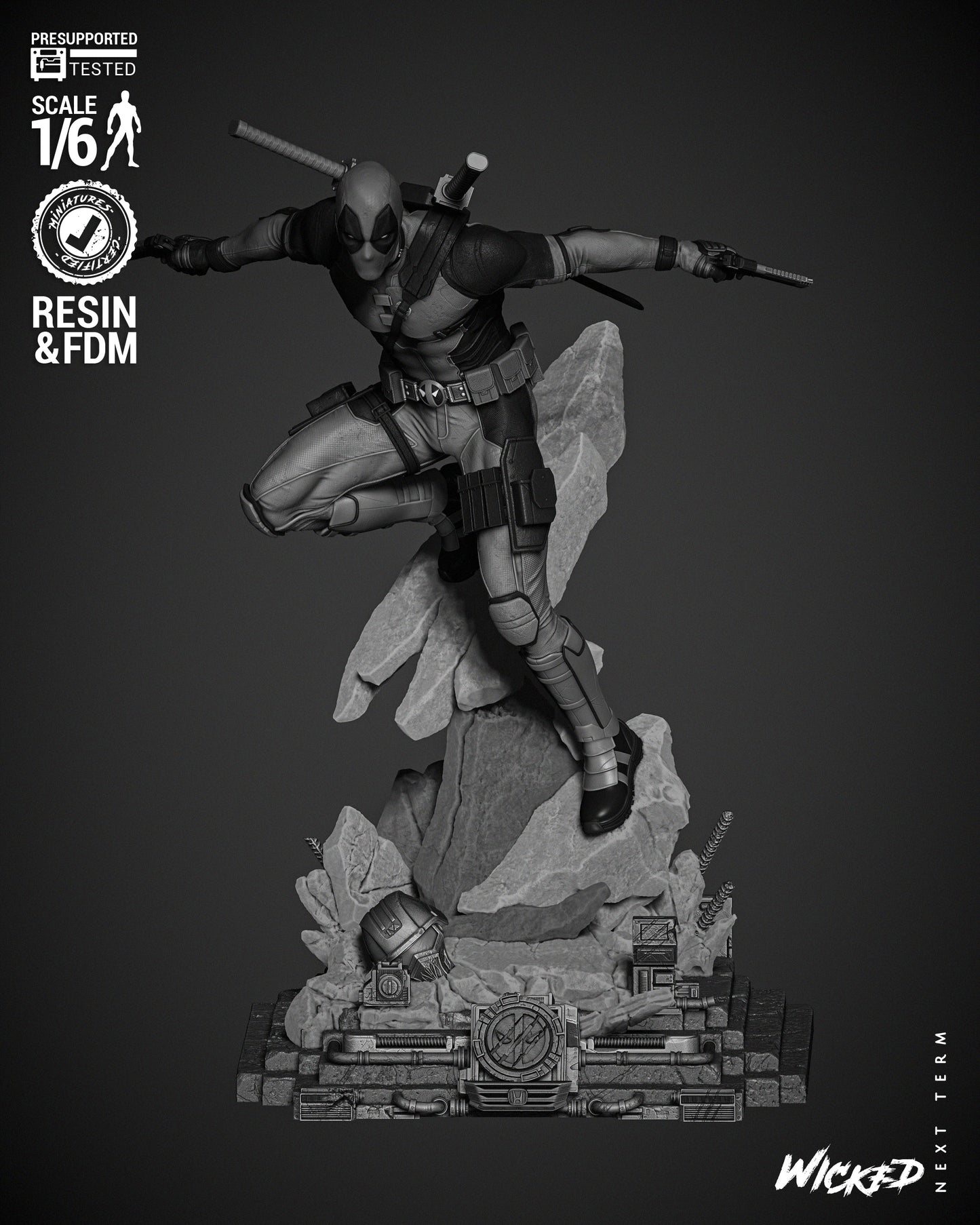 Deadpool 2024 Statue