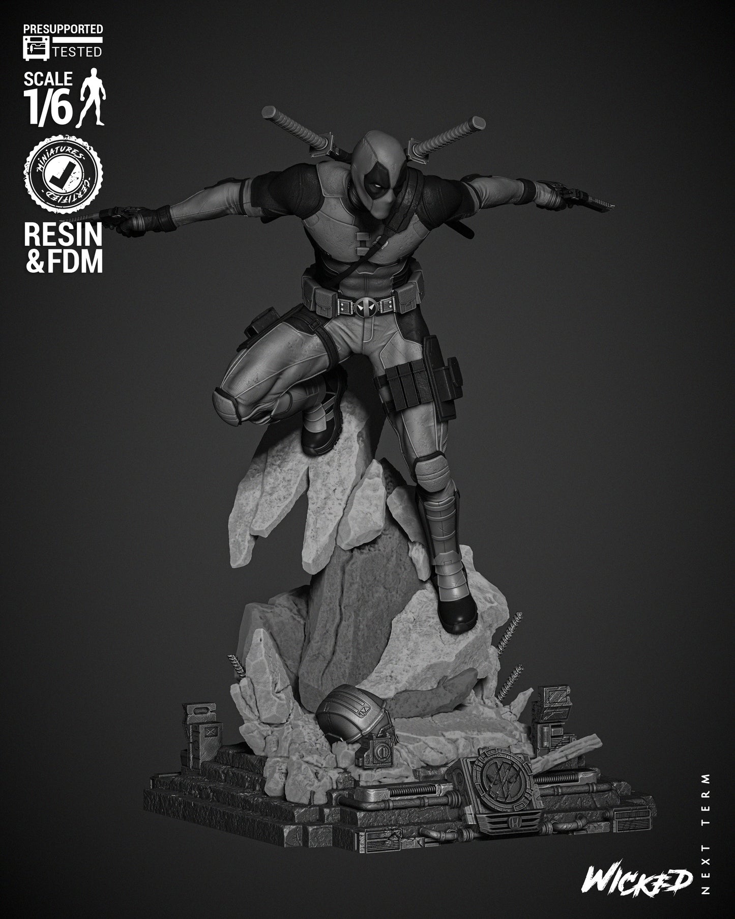 Deadpool 2024 Statue