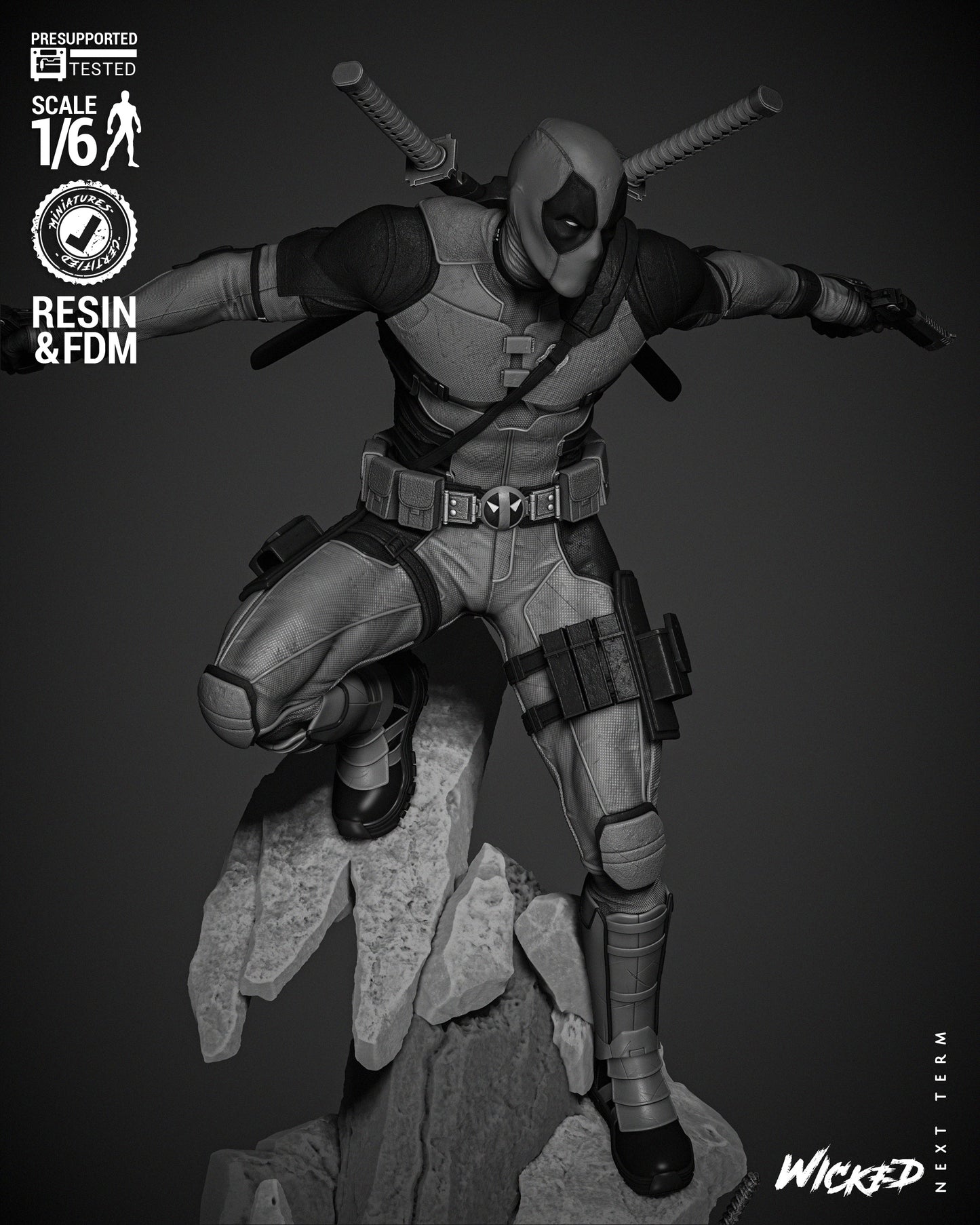 Deadpool 2024 Statue