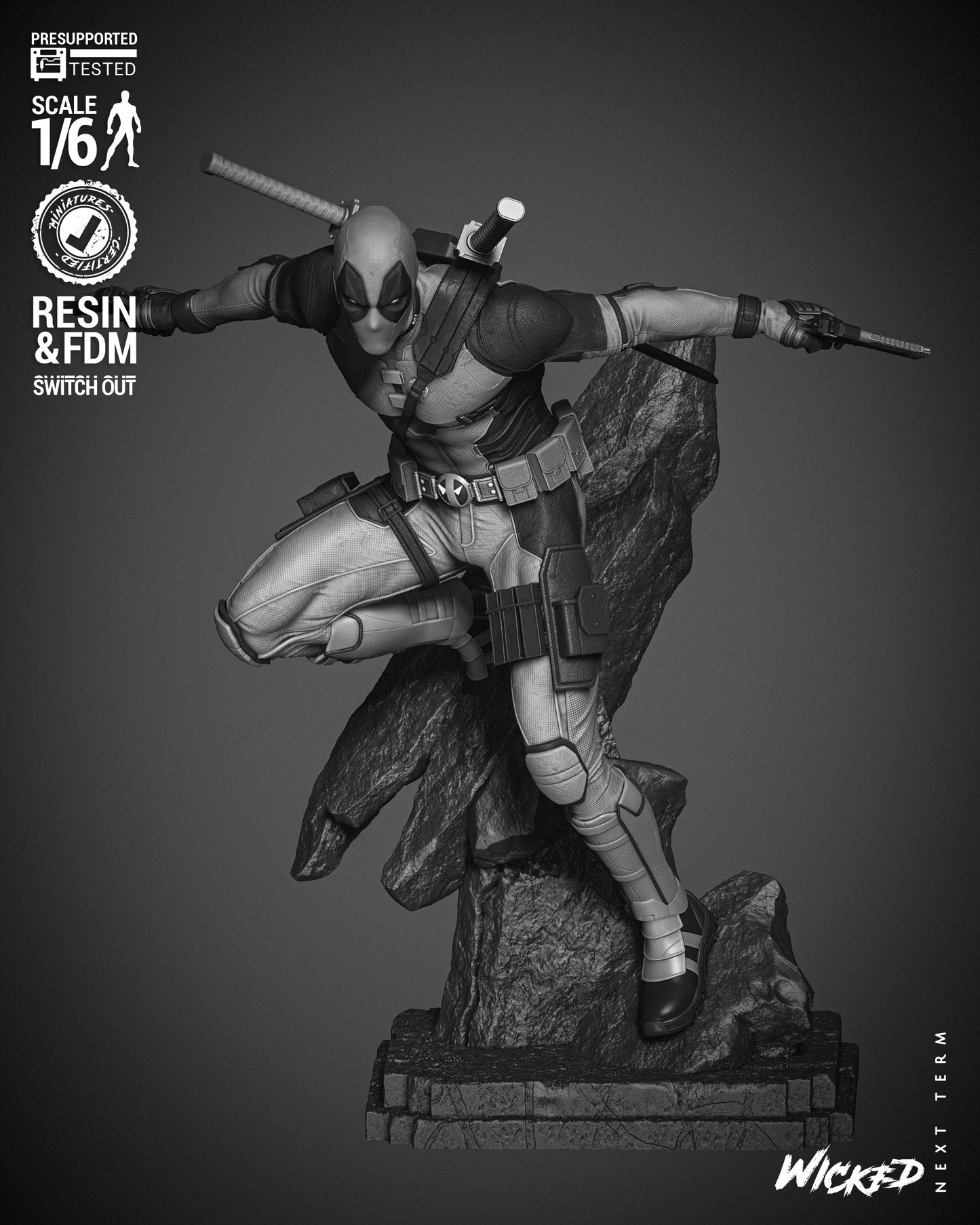 Deadpool 2024 Statue