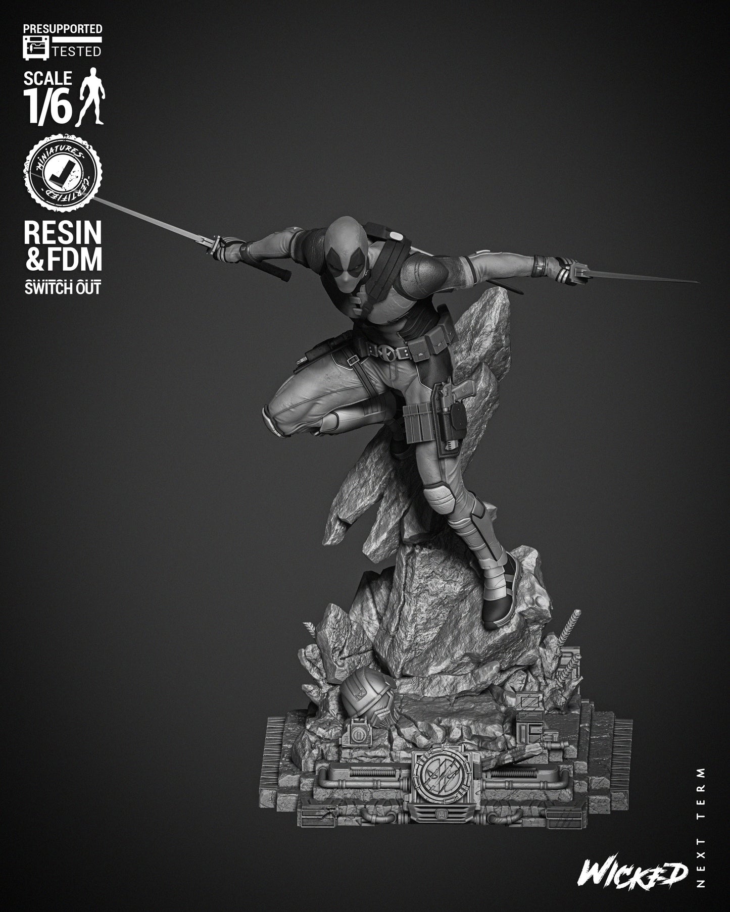 Deadpool 2024 Statue