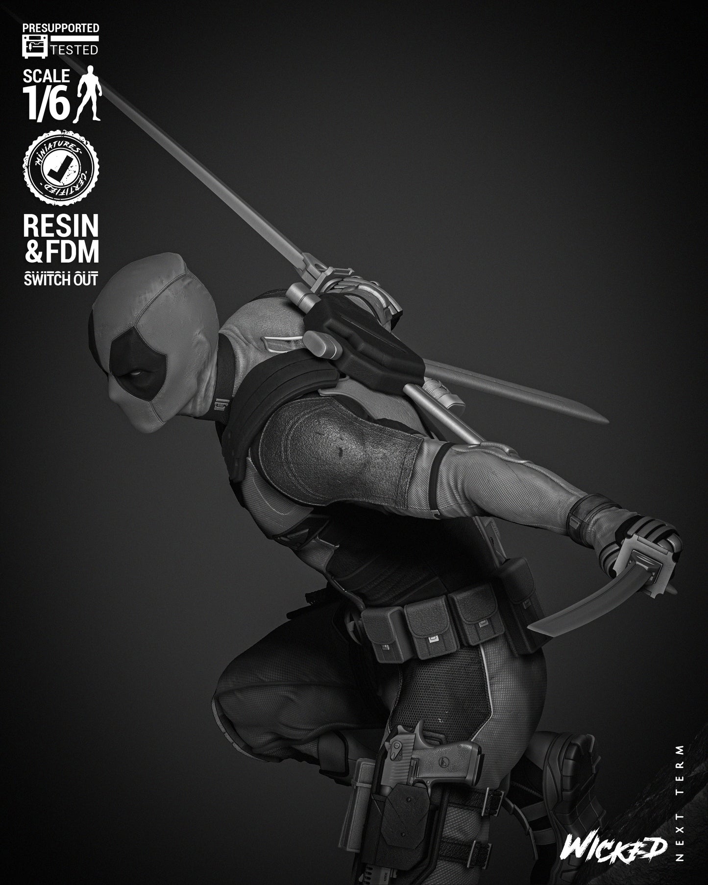 Deadpool 2024 Statue
