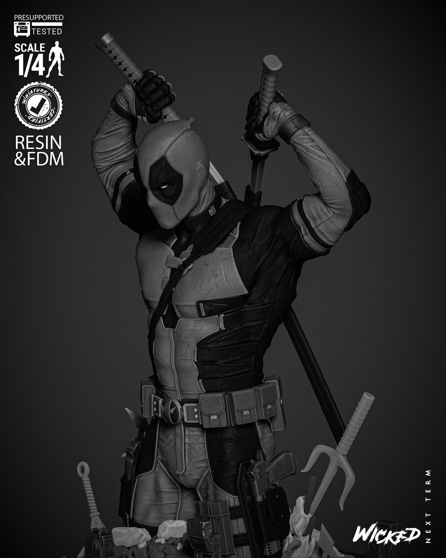 Deadpool 2024 Bust