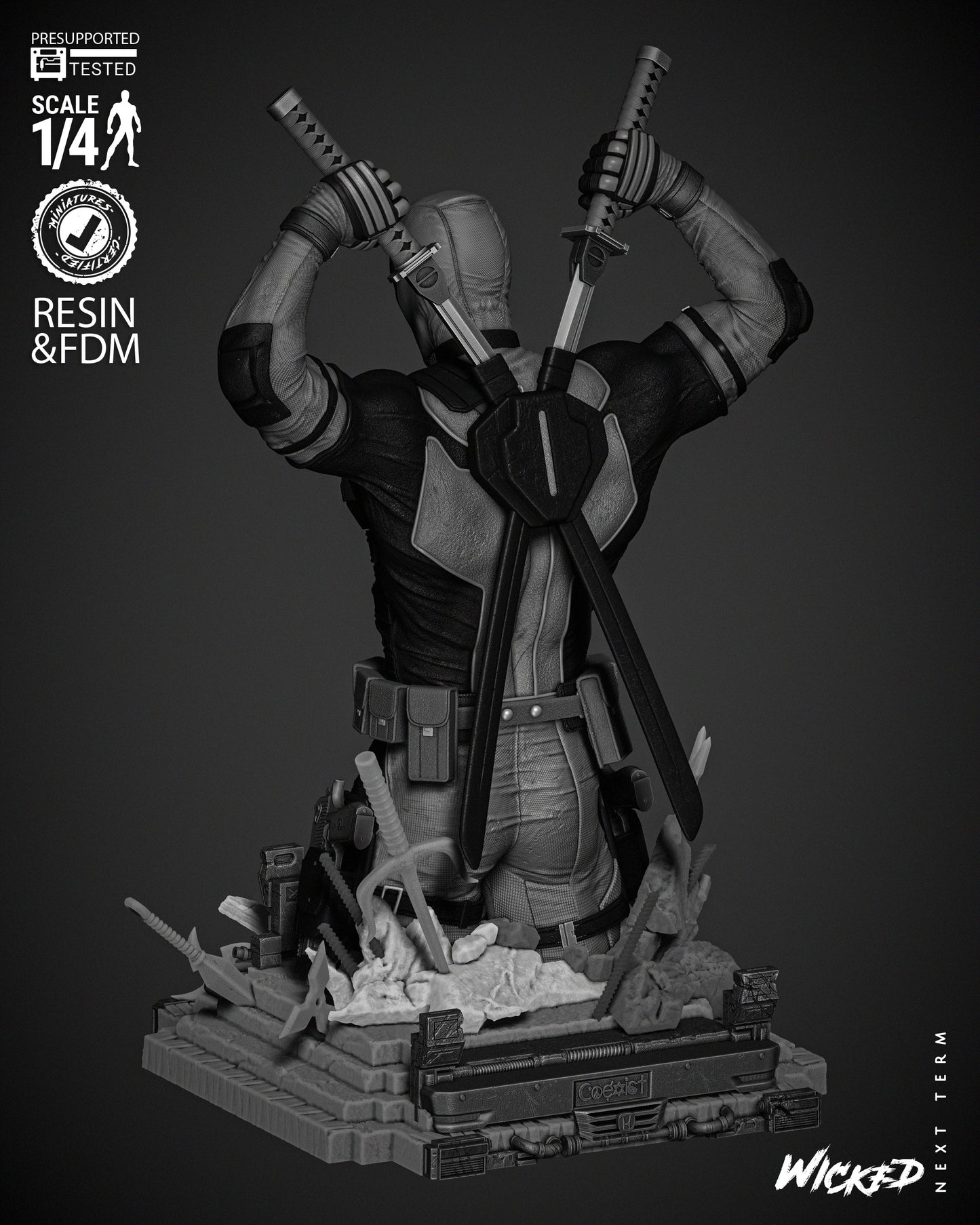 Deadpool 2024 Bust