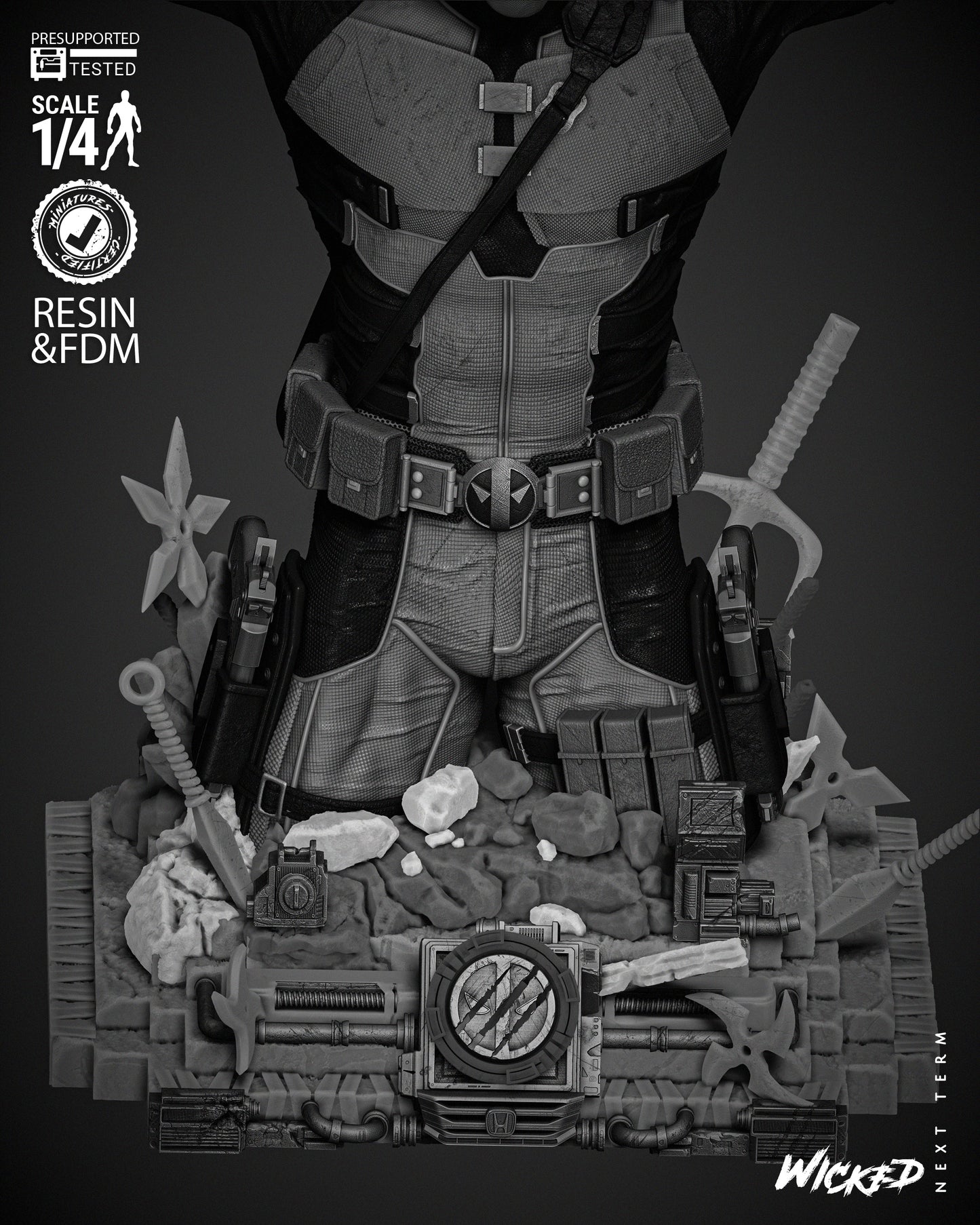 Deadpool 2024 Bust