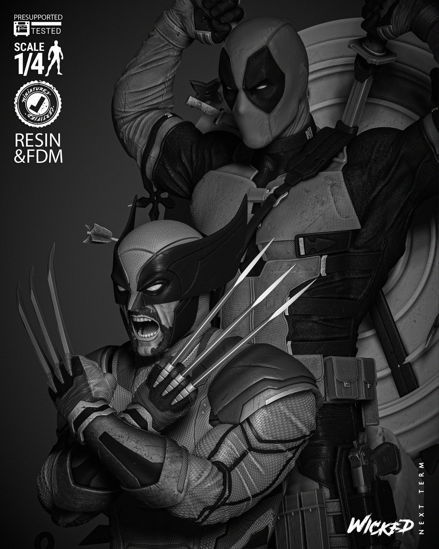 Deadpool & Wolverine 2024 Bust