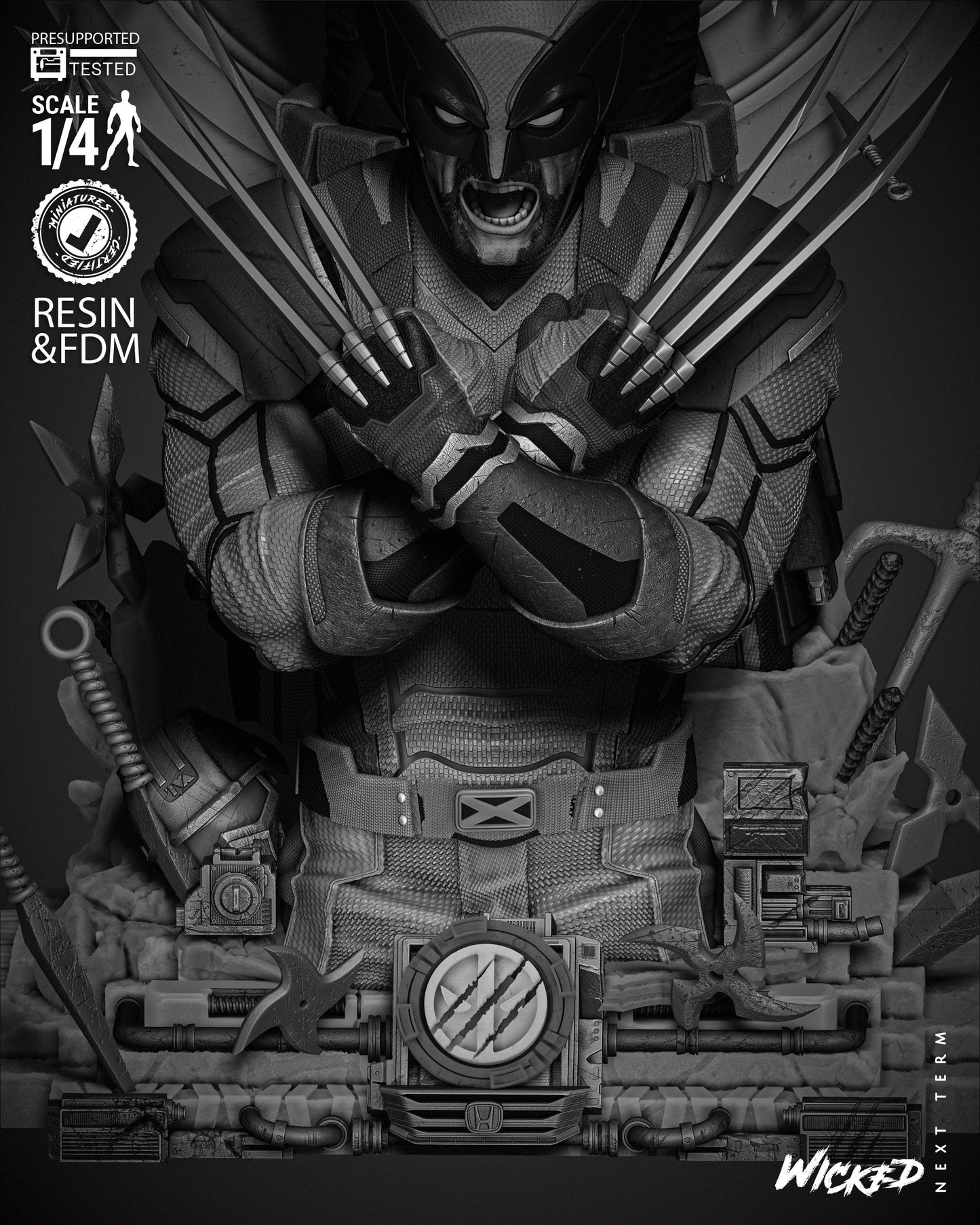 Deadpool & Wolverine 2024 Bust
