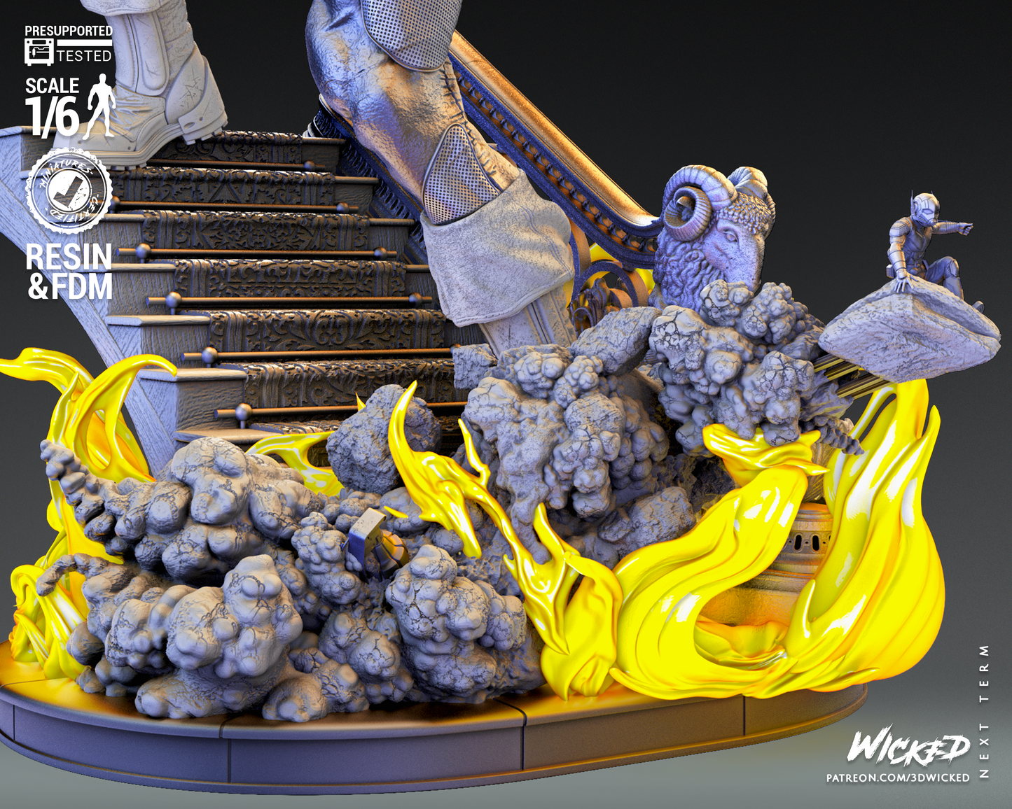 Taskmaster Statue
