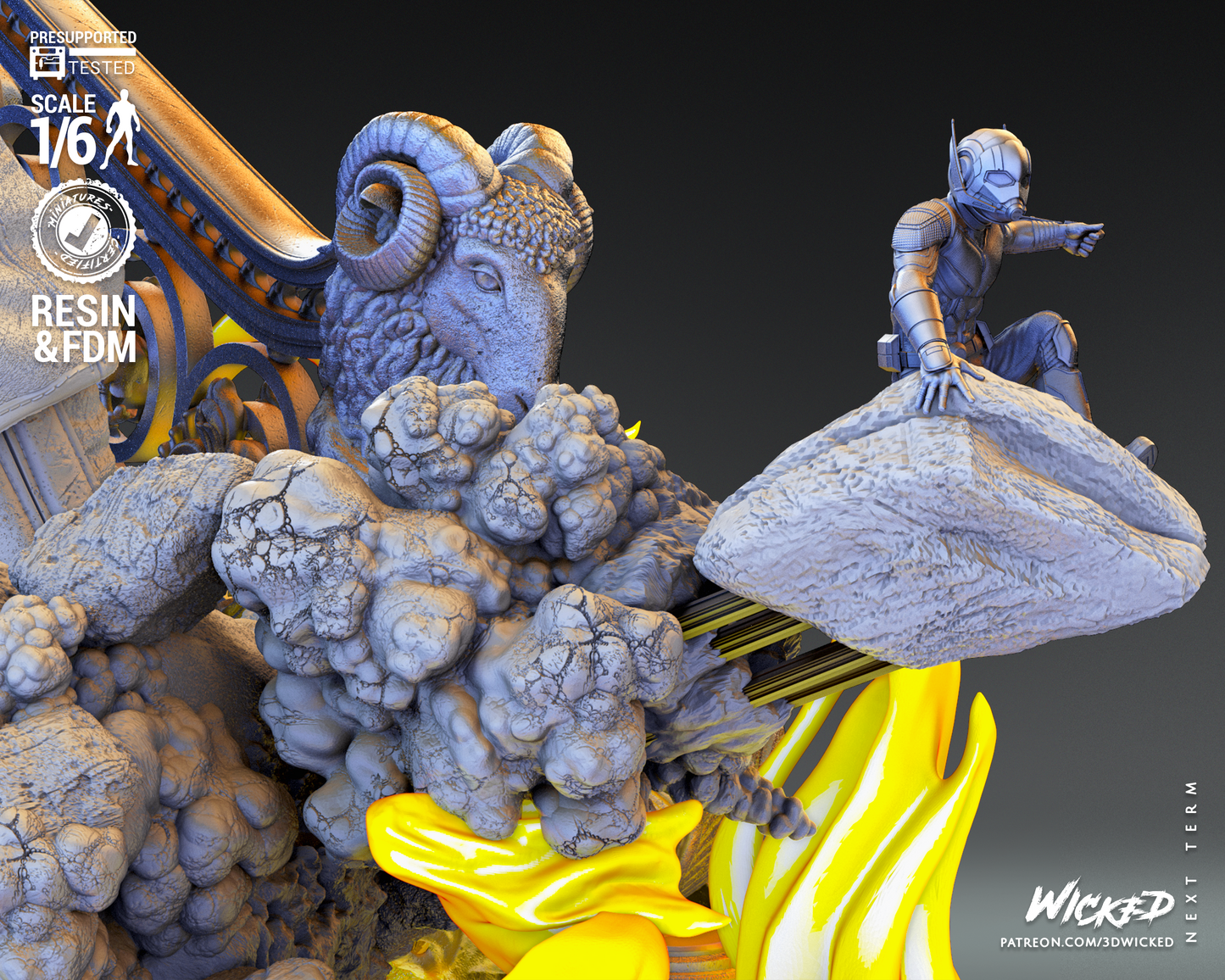 Taskmaster Statue