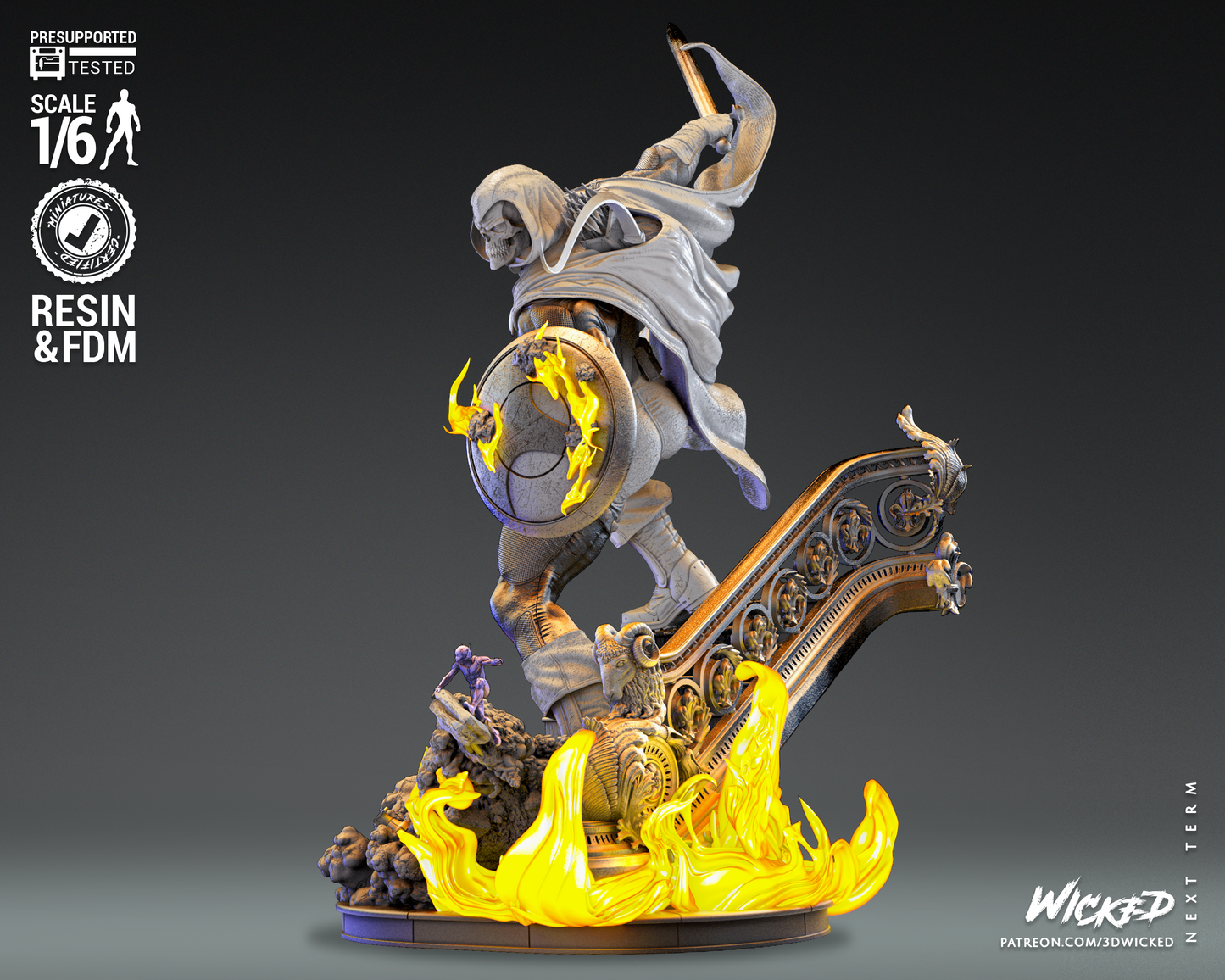 Taskmaster Statue