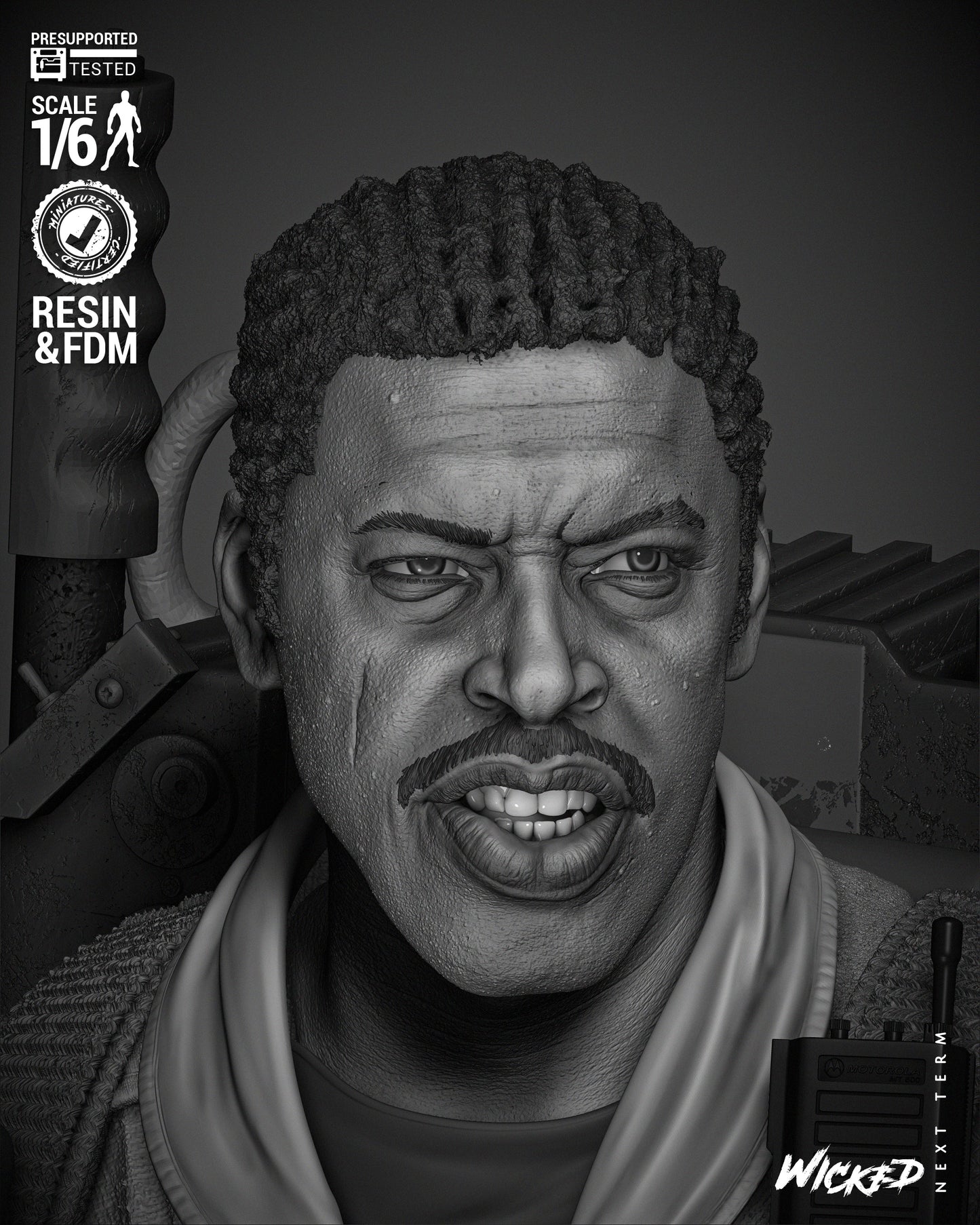 Winston Zeddemore (Ghostbusters) Statue