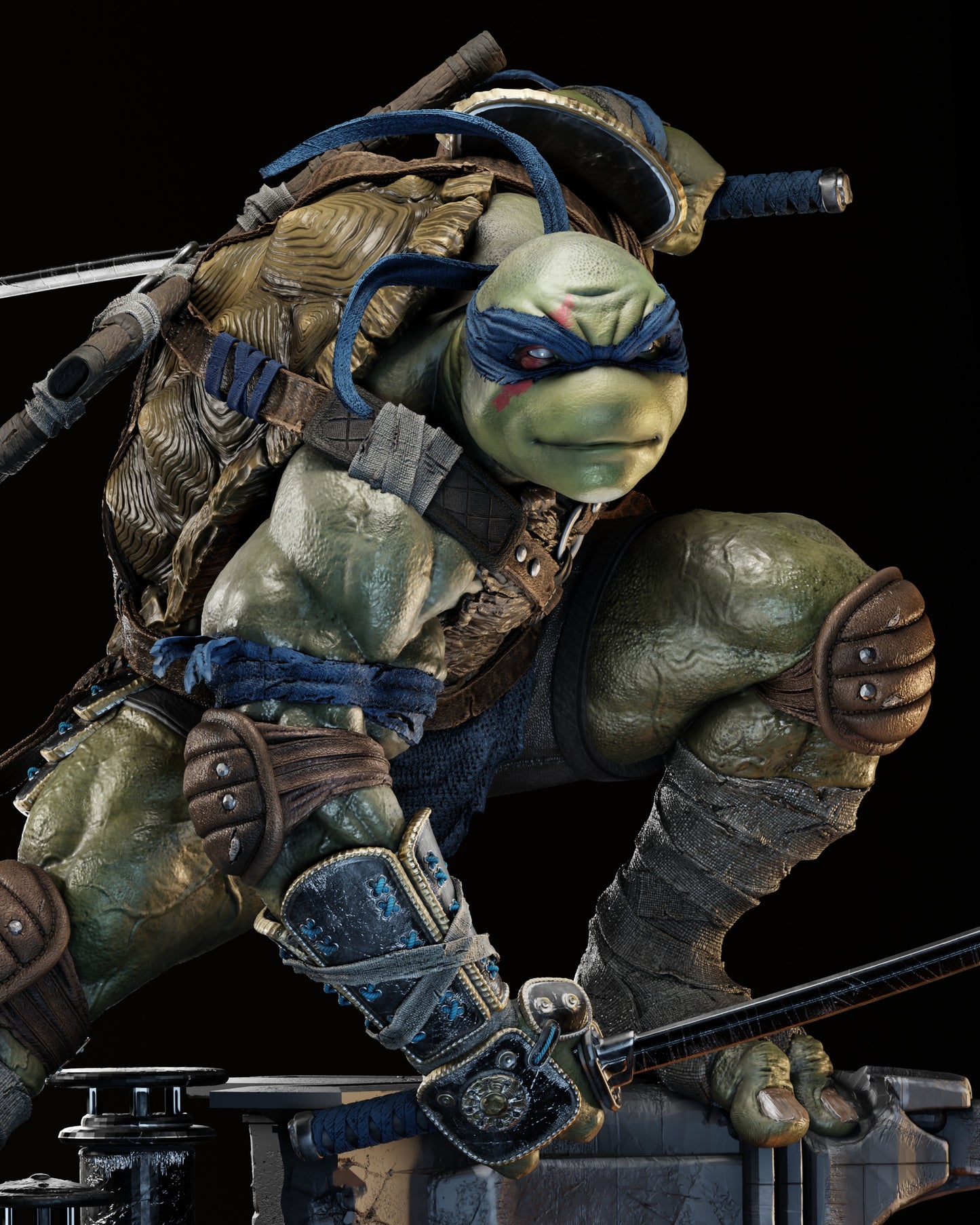 Leonardo Statue