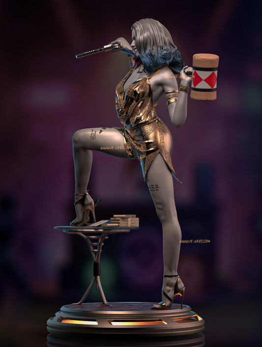 Gotham's Tease Harley Quinn Statue