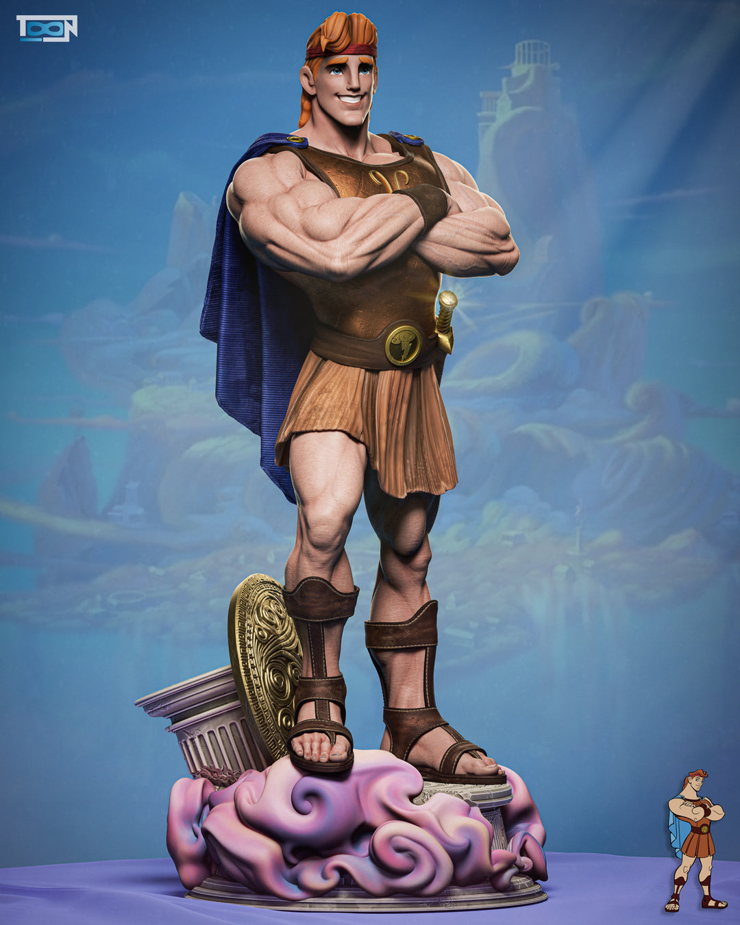 Hercules & Phil Statue