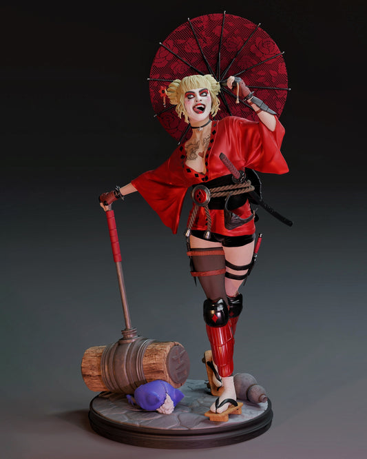 Harley Geisha Statue 3D-Printed Kit