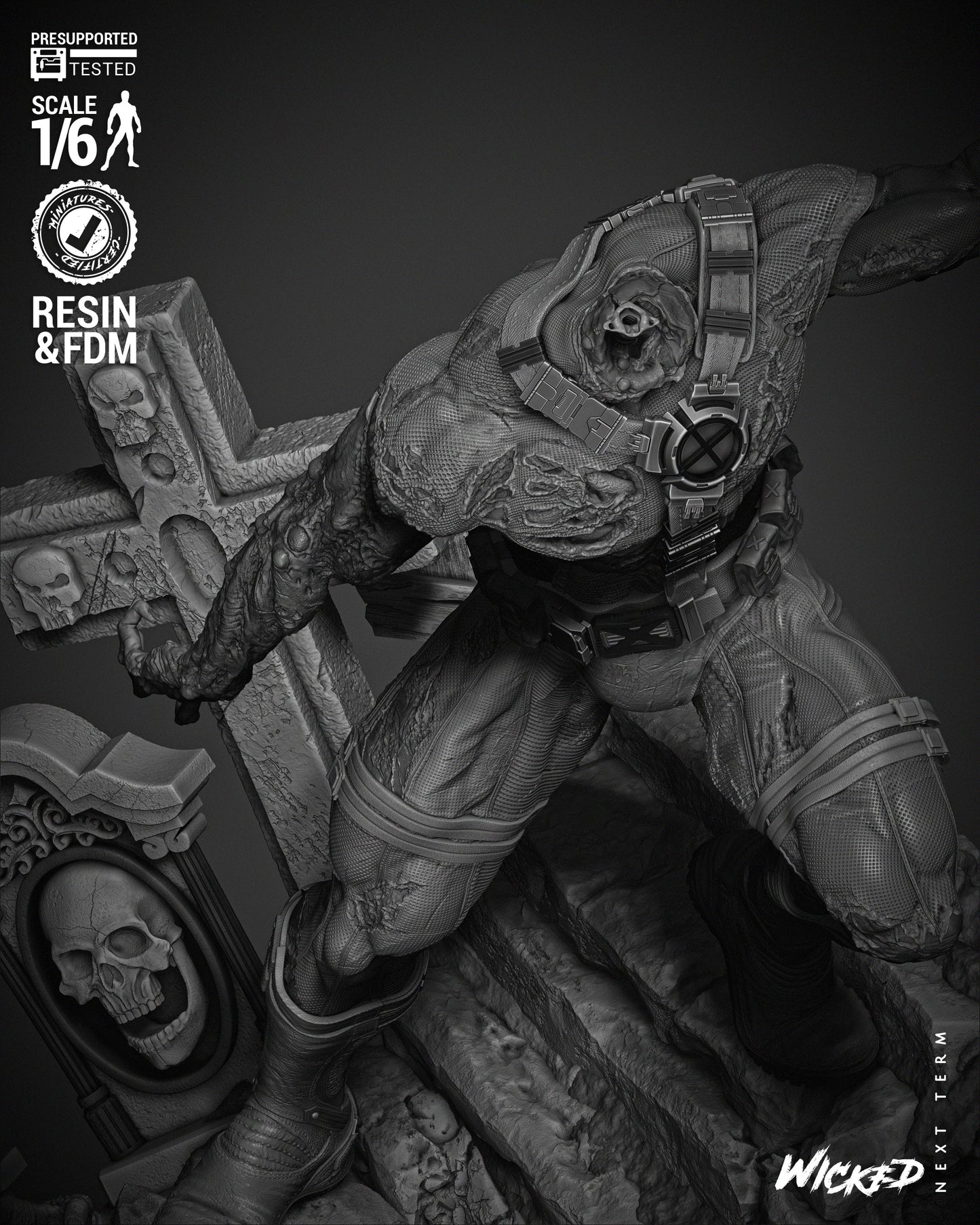 Cyclops Zombie Statue