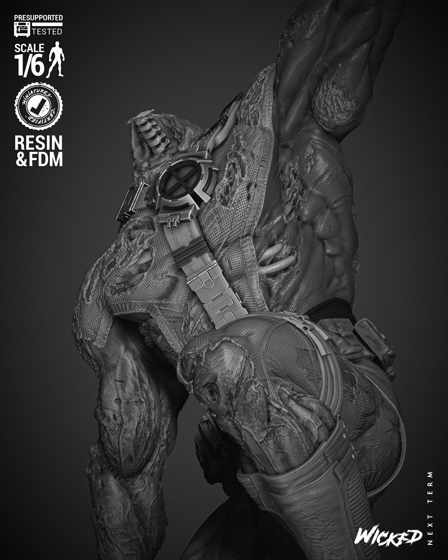 Cyclops Zombie Statue