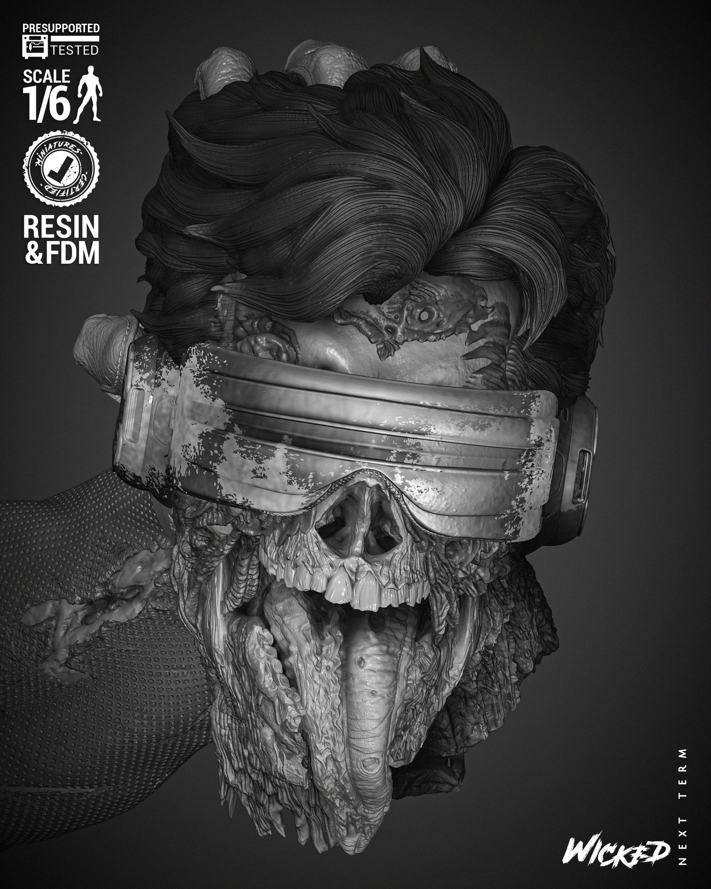 Cyclops Zombie Statue