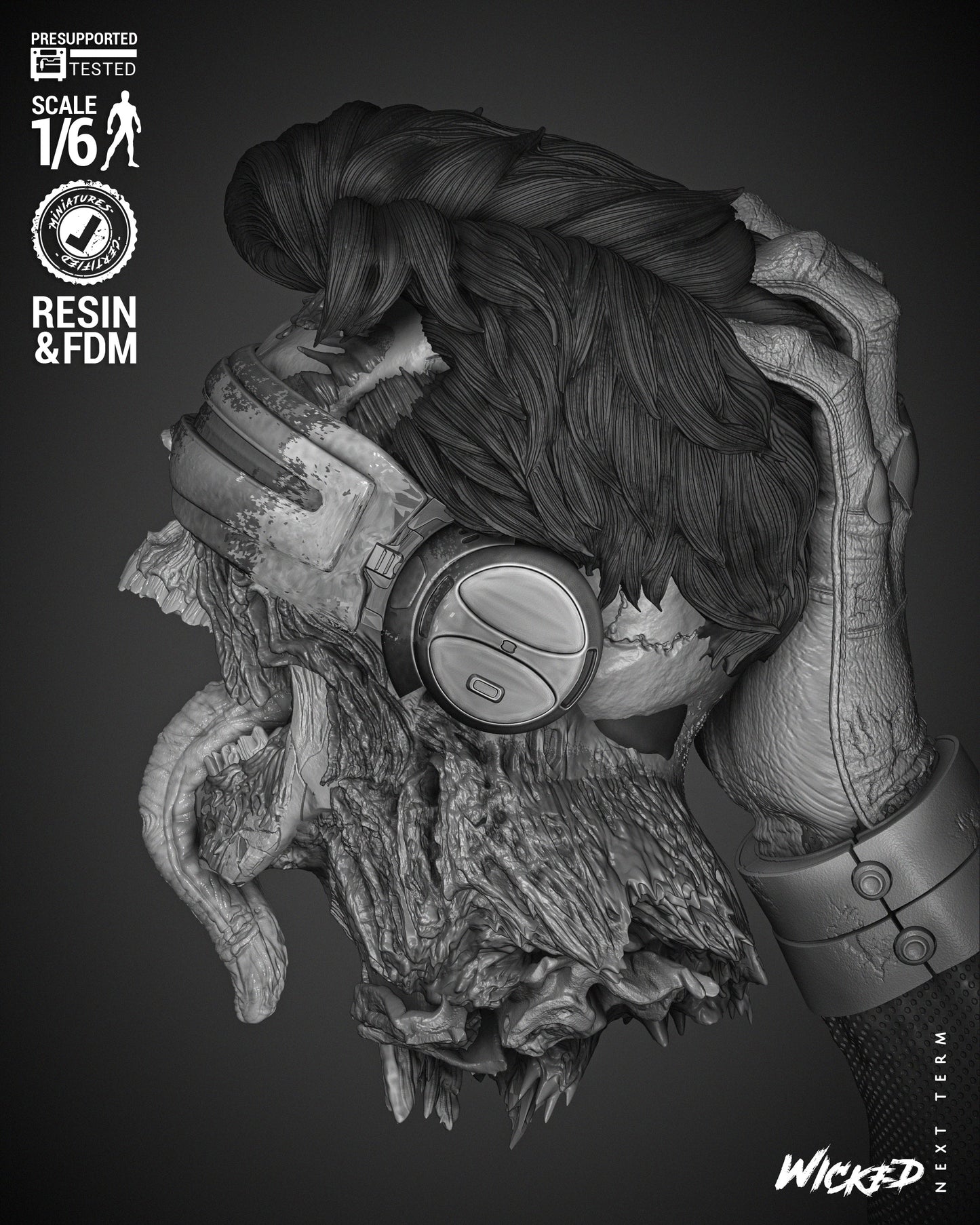 Cyclops Zombie Statue