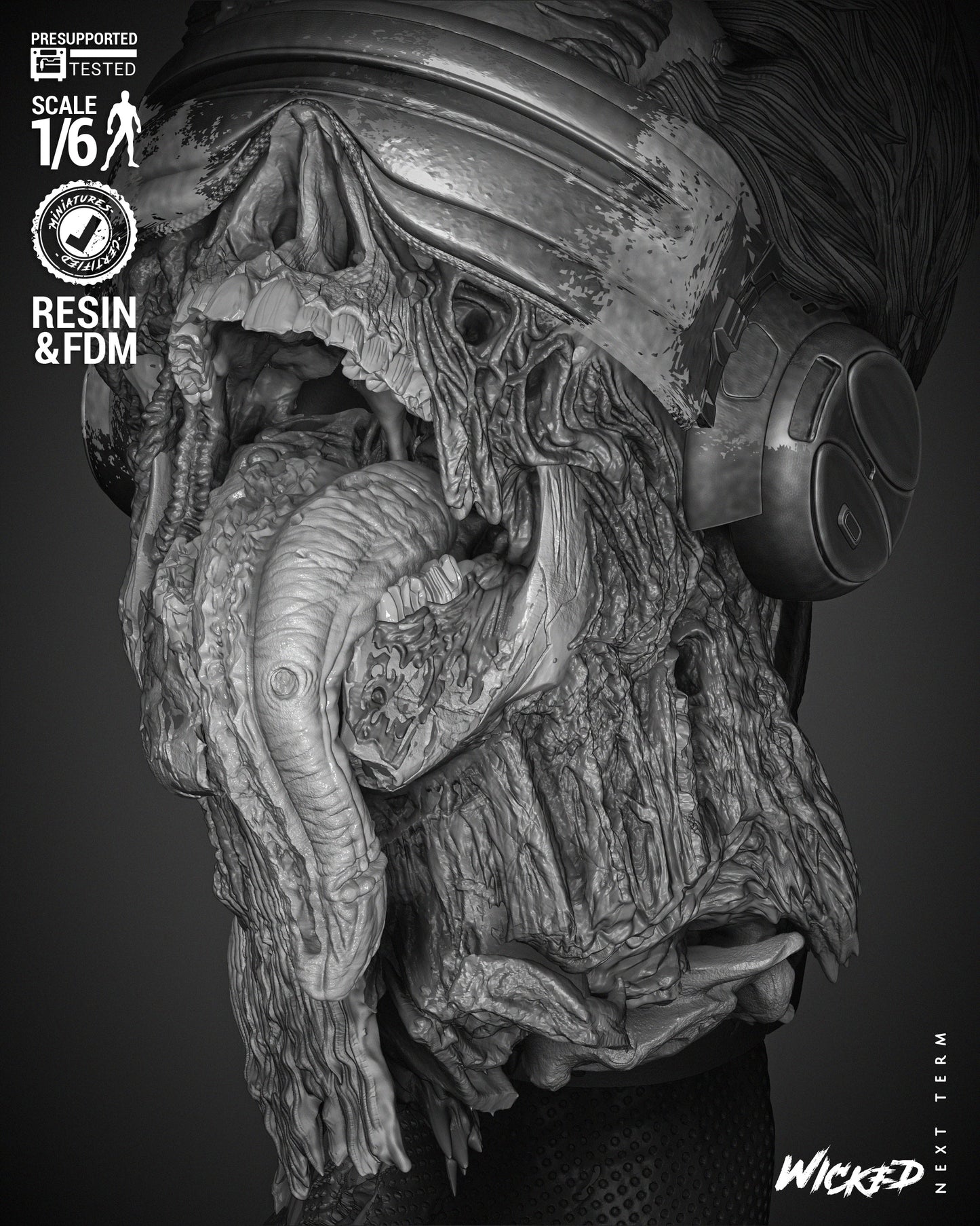 Cyclops Zombie Statue