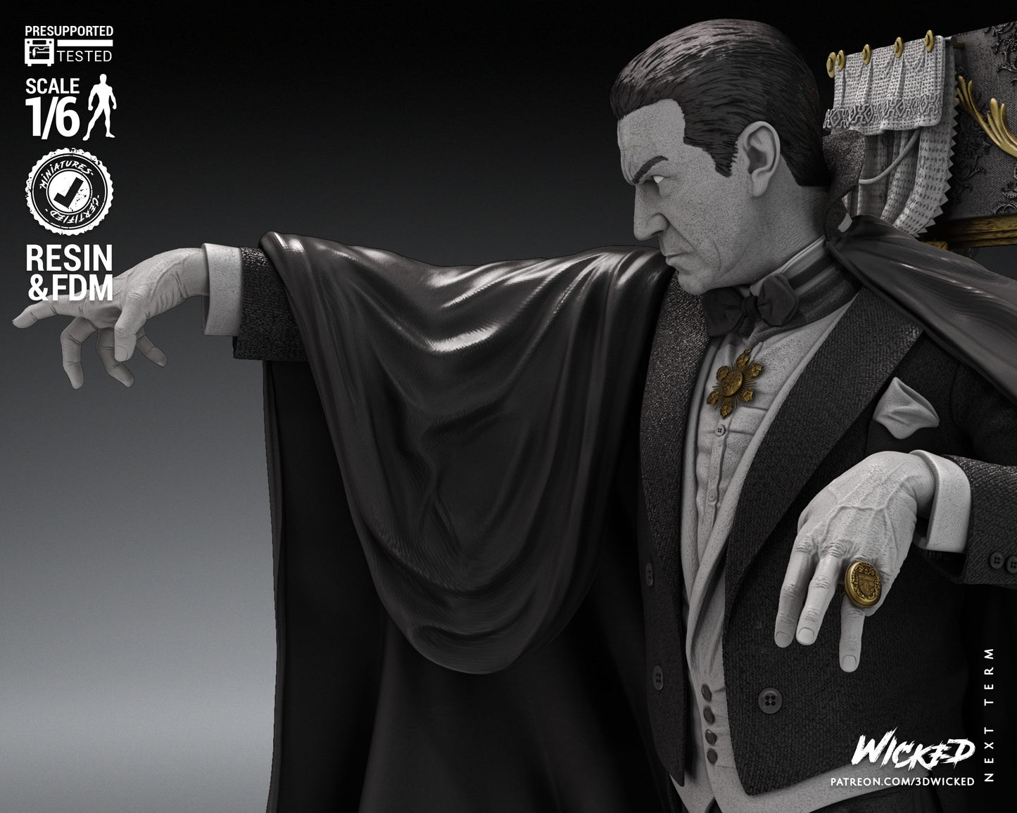 Dracula (1931 Bela Lugosi) Statue