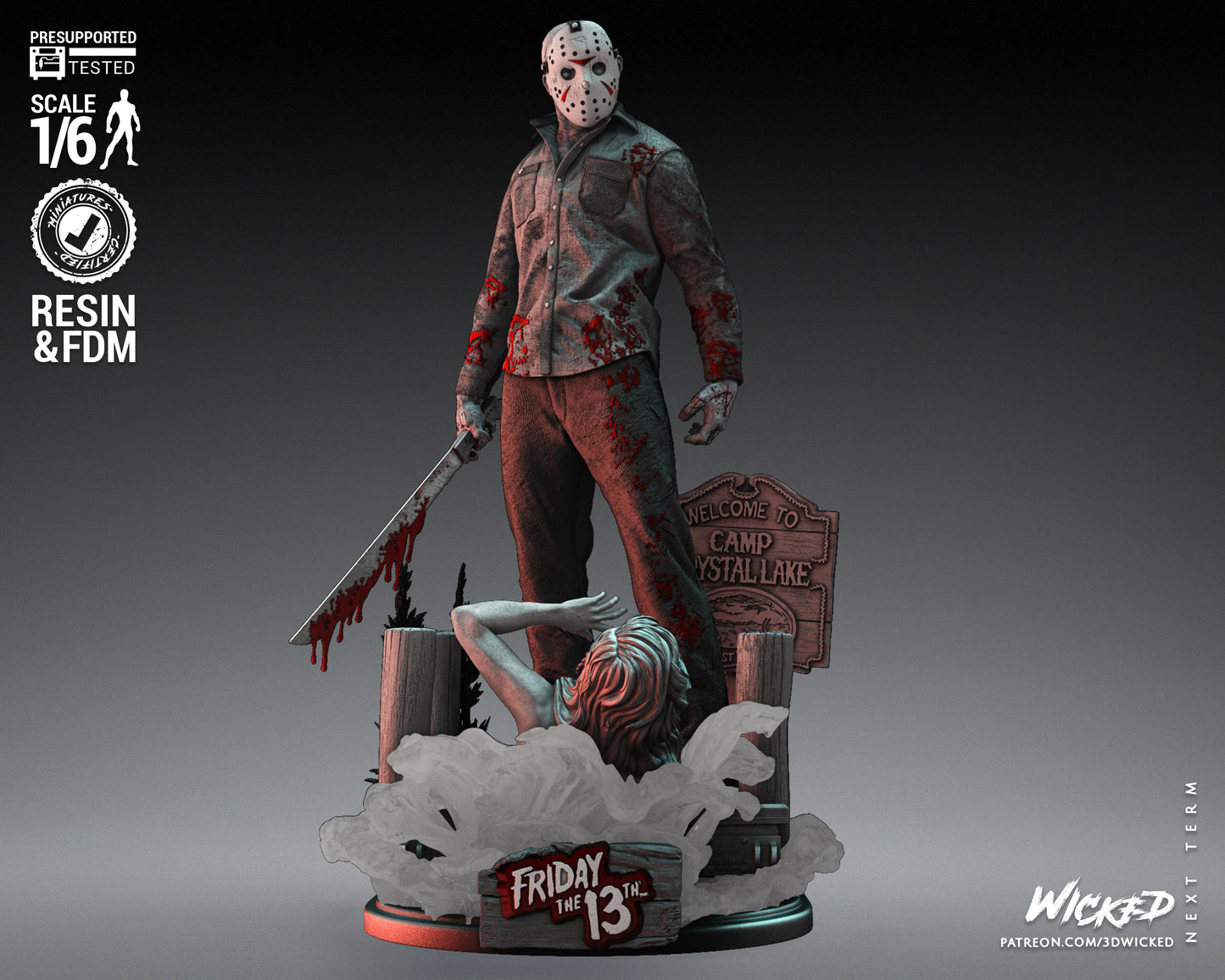 Jason Voorhees (Friday The 13th) Statue