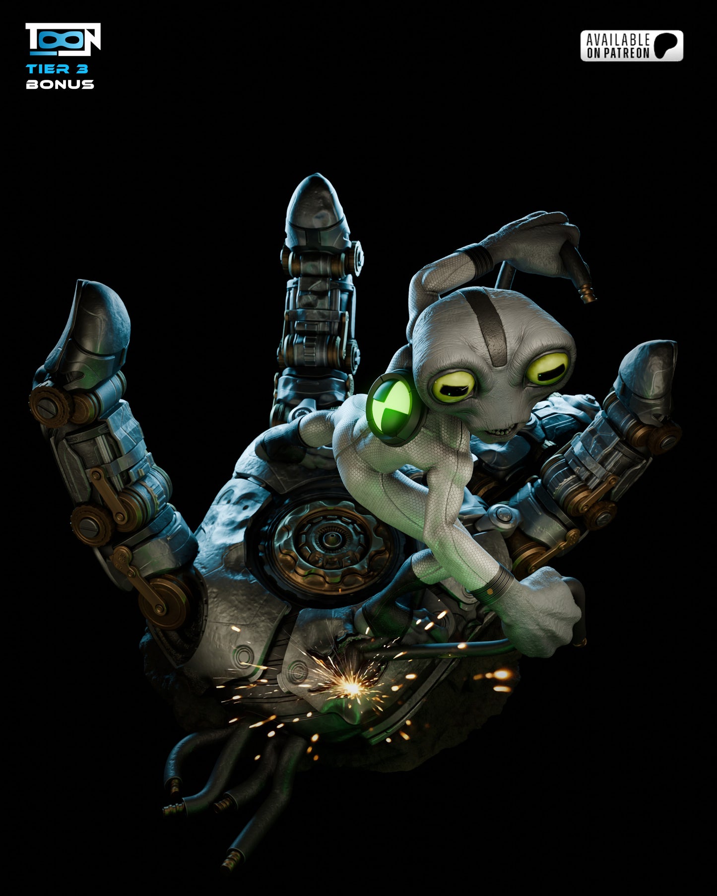 Grey Matter Statue