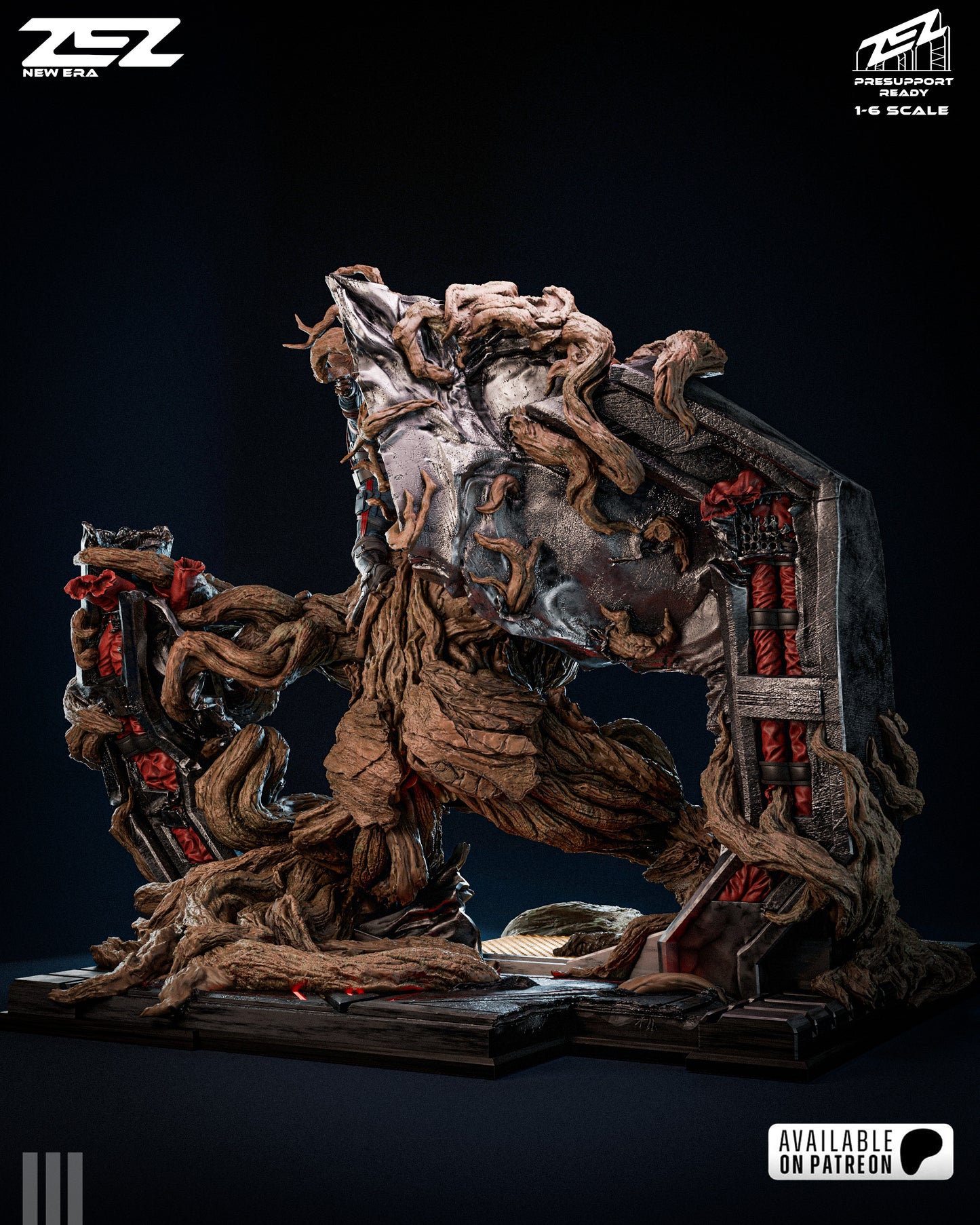 Groot & Rocket Statue
