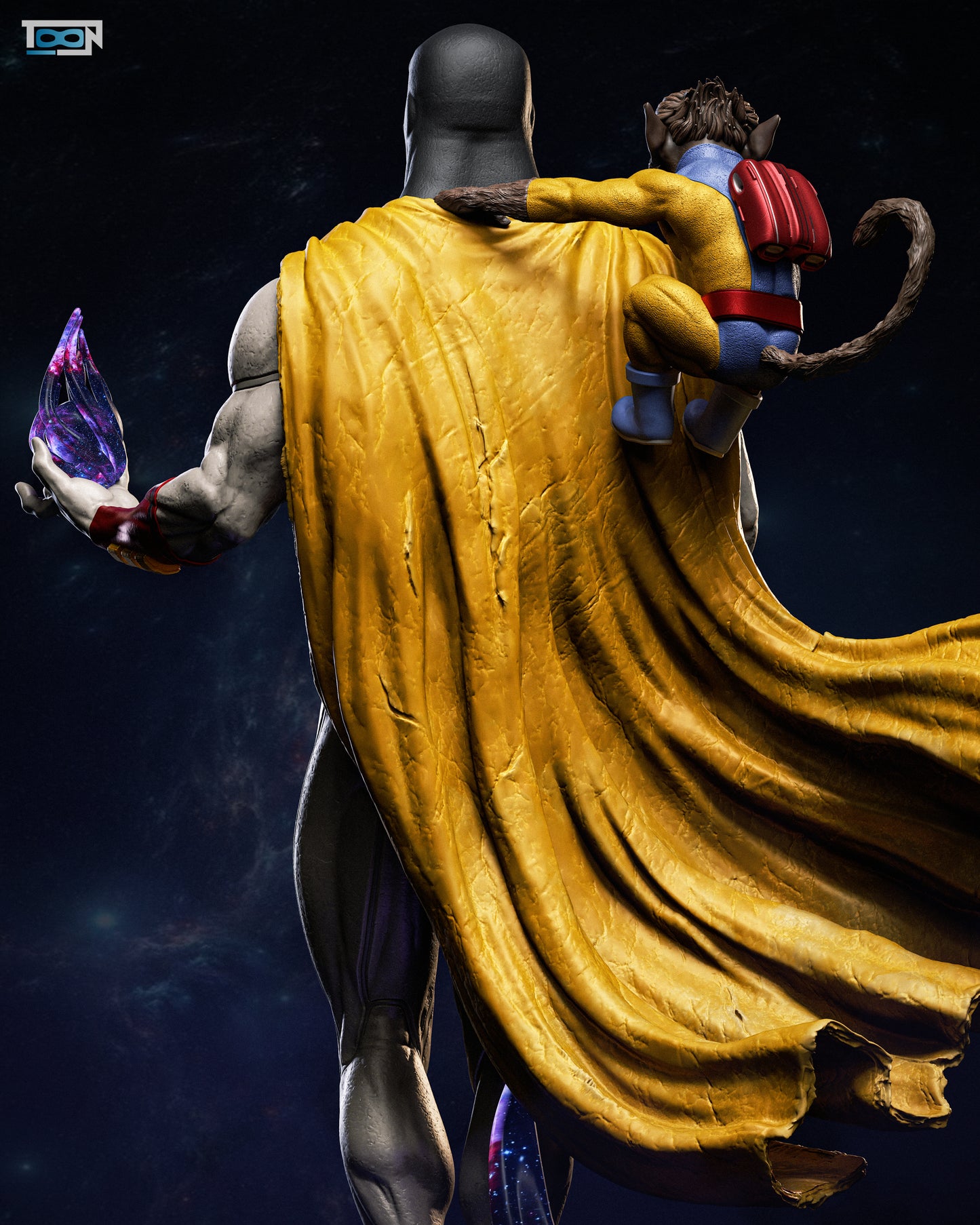 Space Ghost Statue
