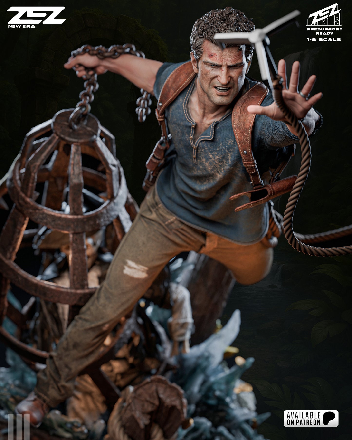 Nathan Drake Statue