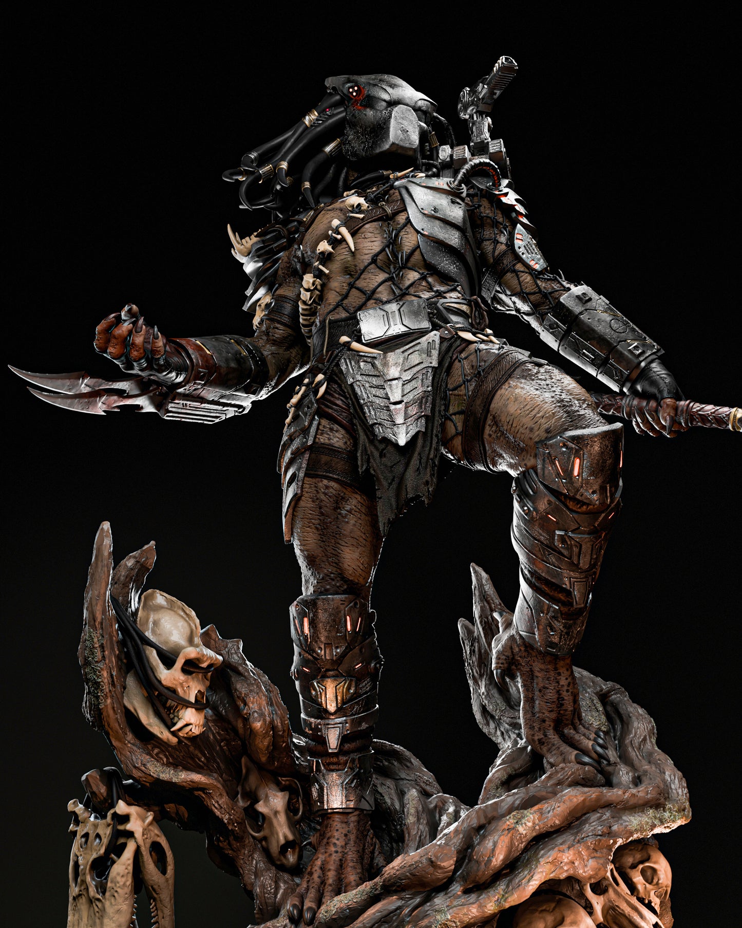 Predator Statue