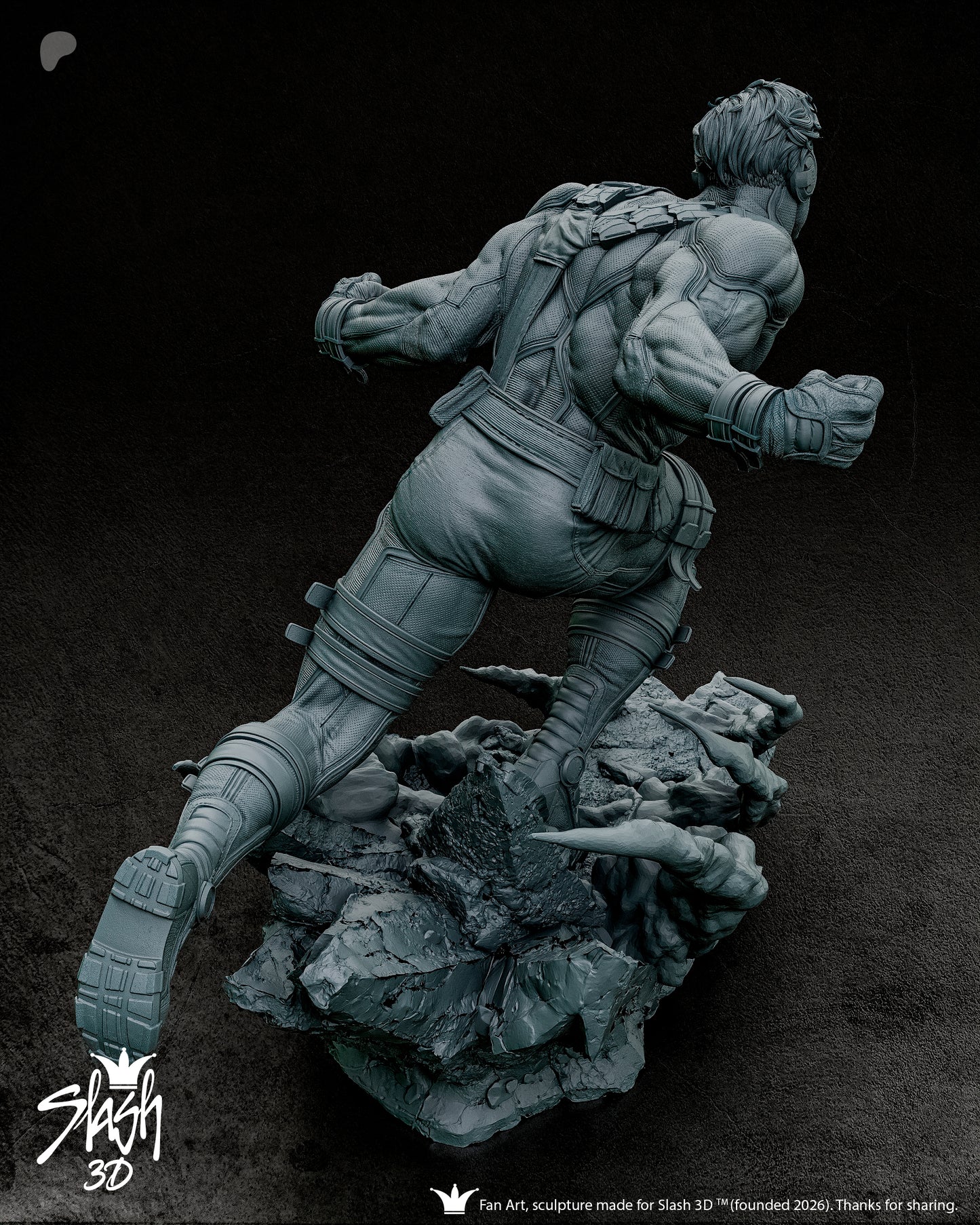 Cyclops Statue 3D-Printed Kit