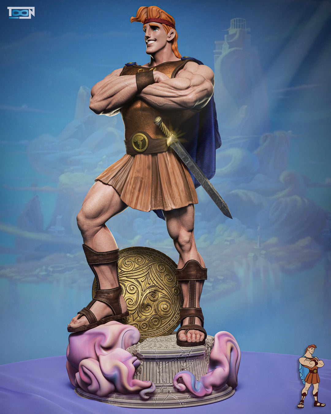 Hercules & Phil Statue