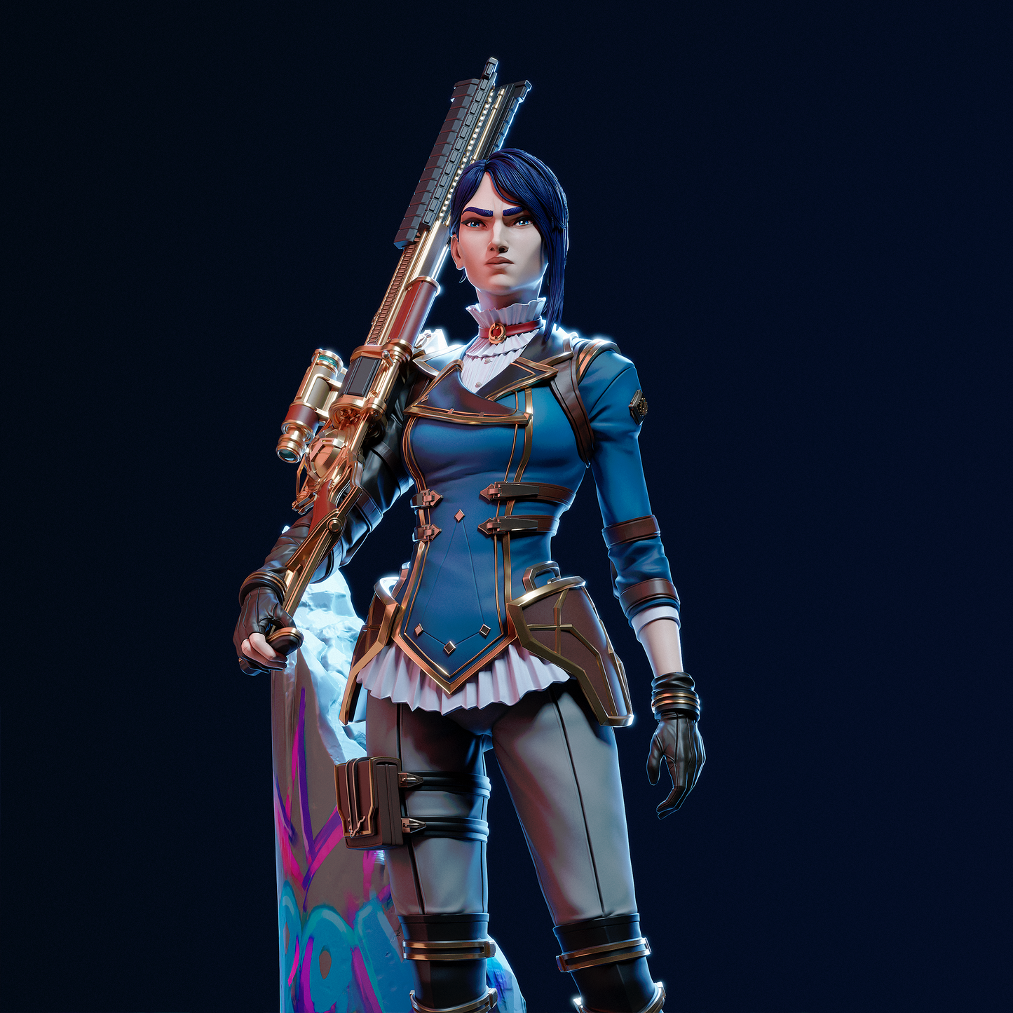 Caithlyn (LOL) Statue