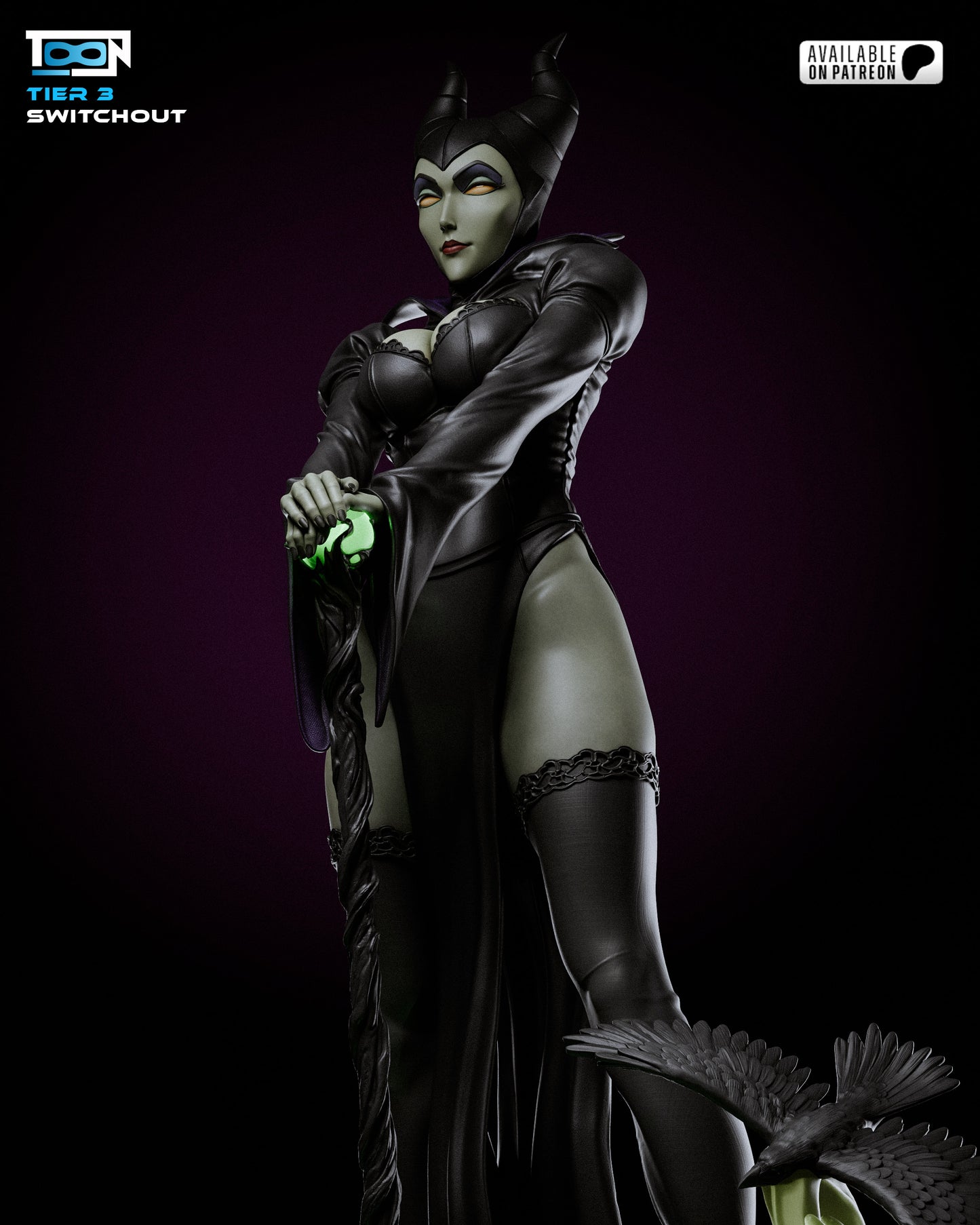Maleficent Statue