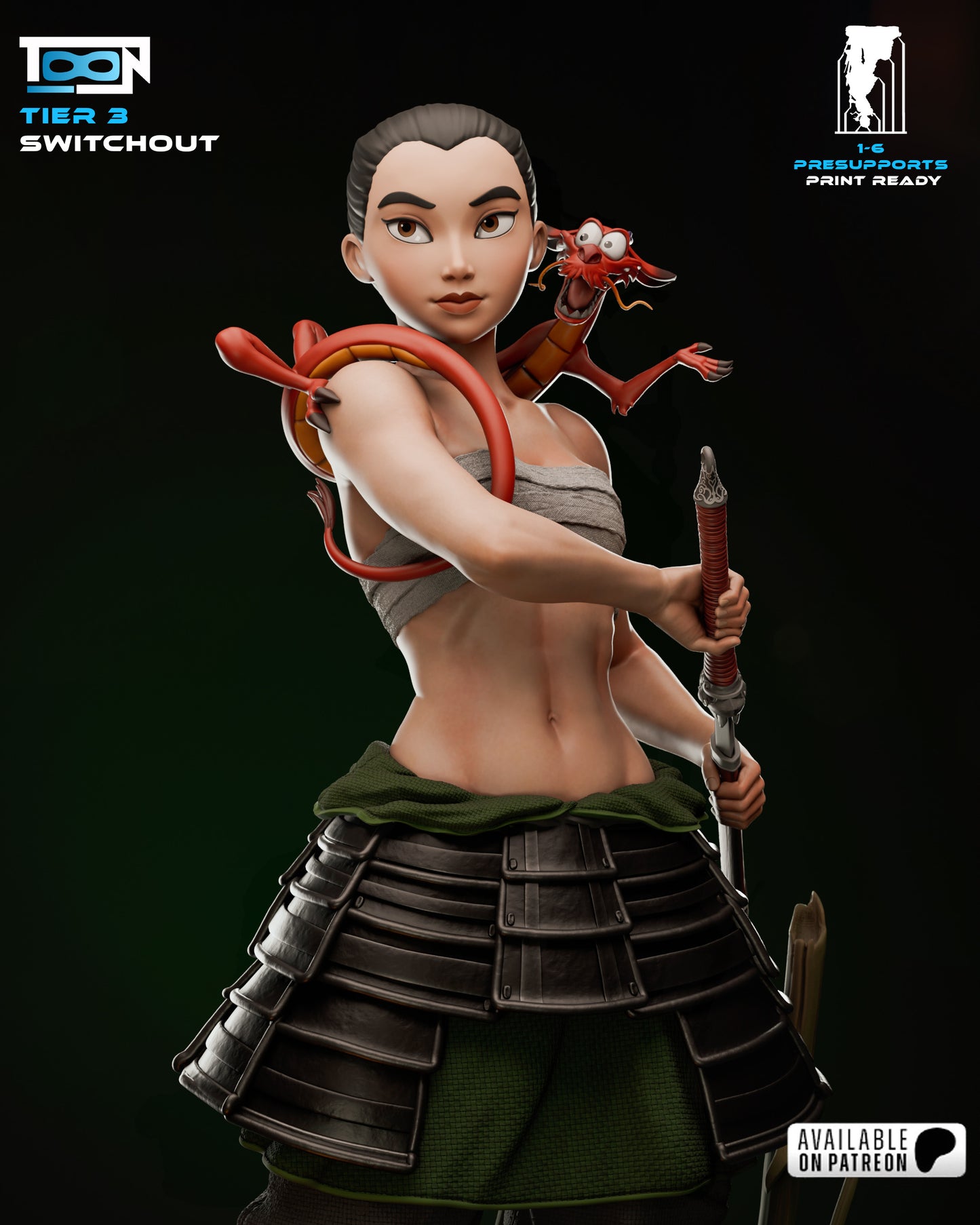 Mulan Statue