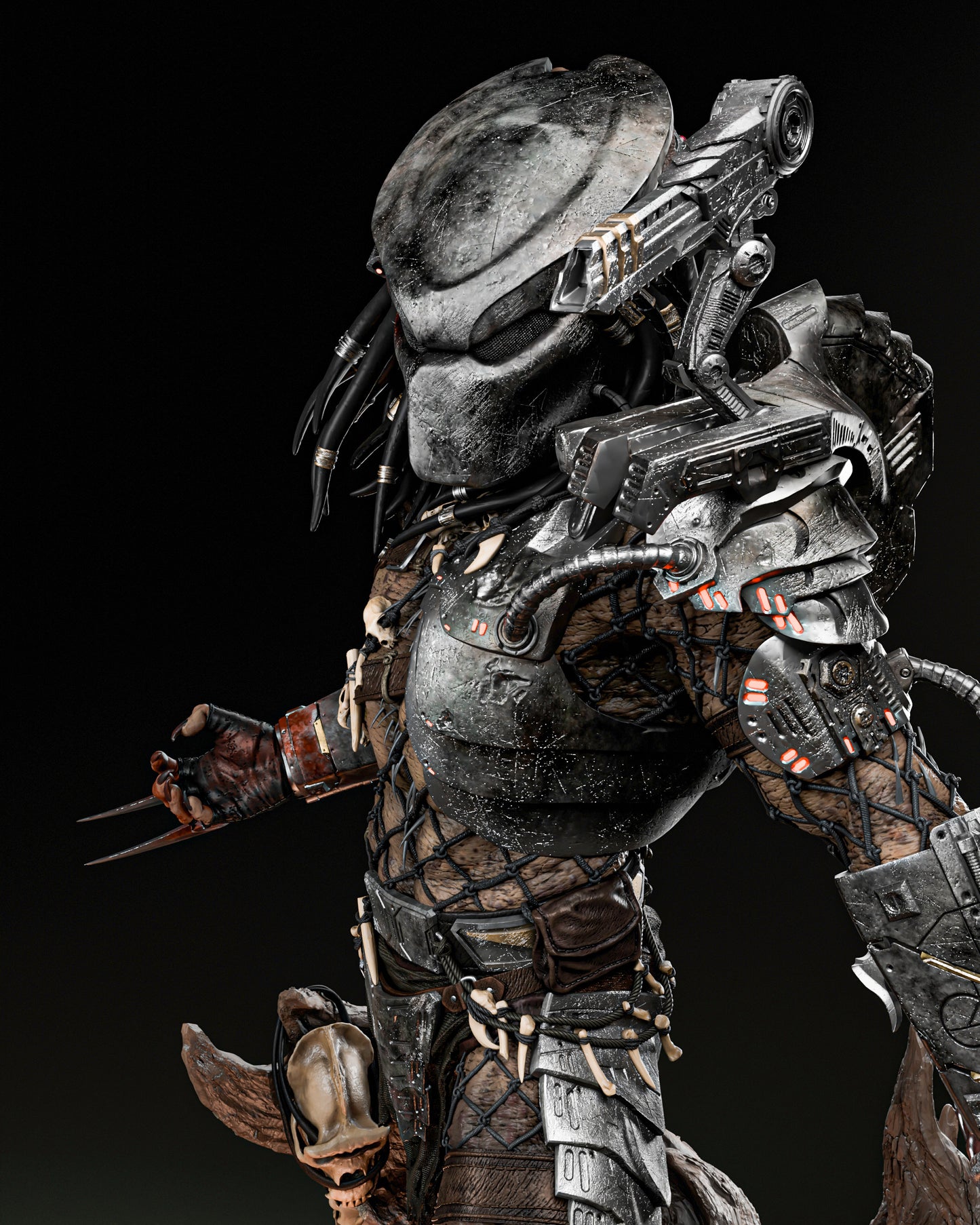 Predator Statue